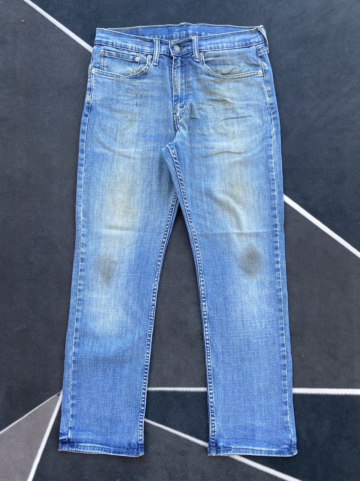 Jean × Levi's × Vintage VINTAGE LEVIS 514 BLUE WASH JEANS-J416 Size US 34 / EU 50 - 1 Thumbnail
