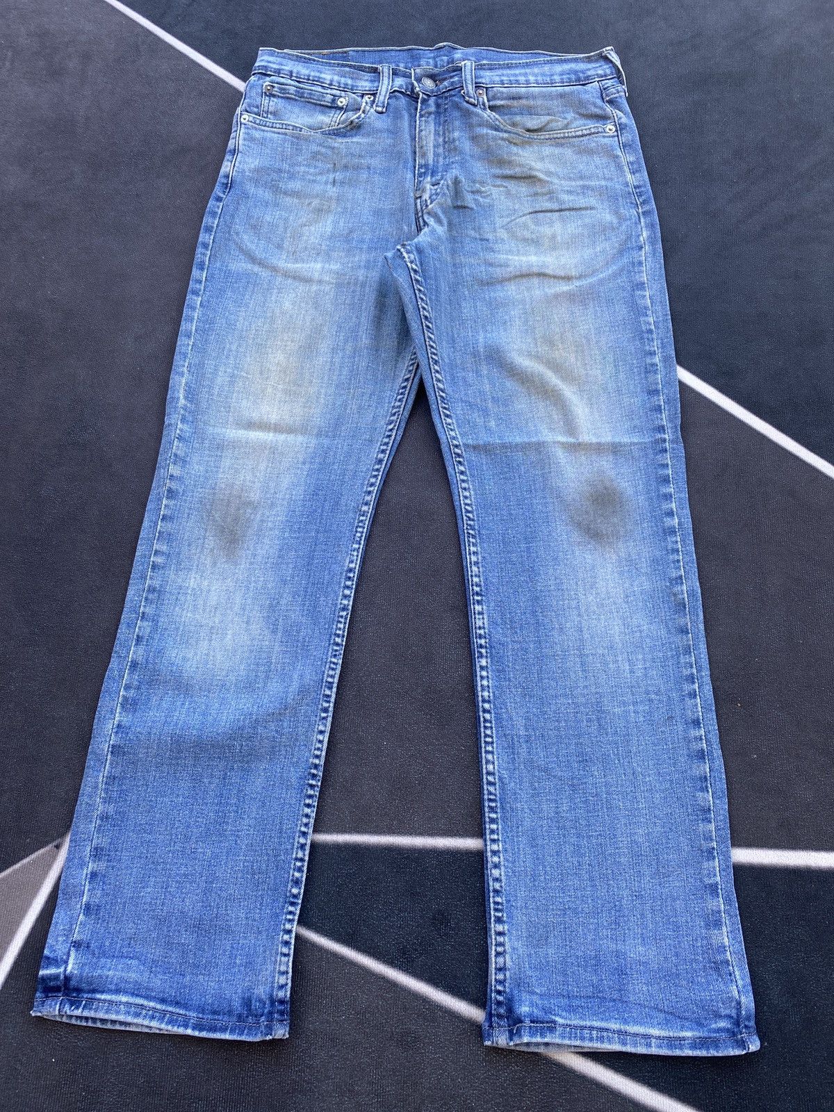 Jean × Levi's × Vintage VINTAGE LEVIS 514 BLUE WASH JEANS-J416 Size US 34 / EU 50 - 2 Thumbnail