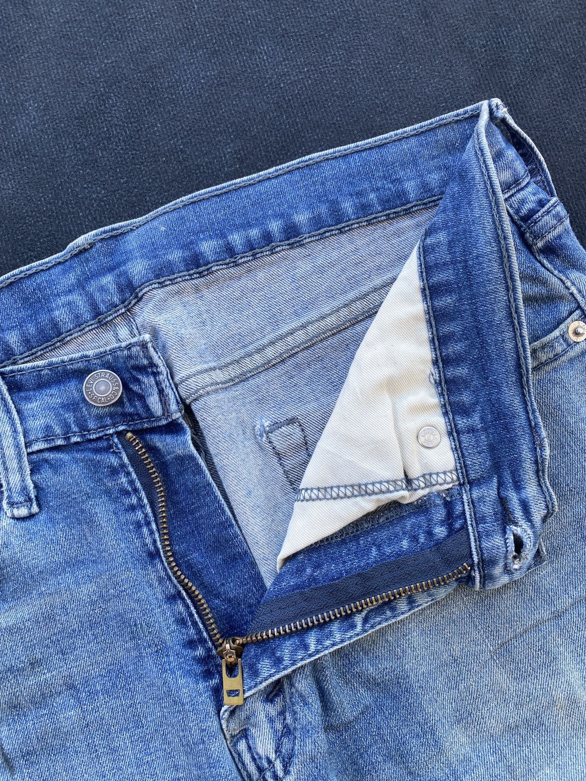 Jean × Levi's × Vintage VINTAGE LEVIS 514 BLUE WASH JEANS-J416 Size US 34 / EU 50 - 5 Thumbnail