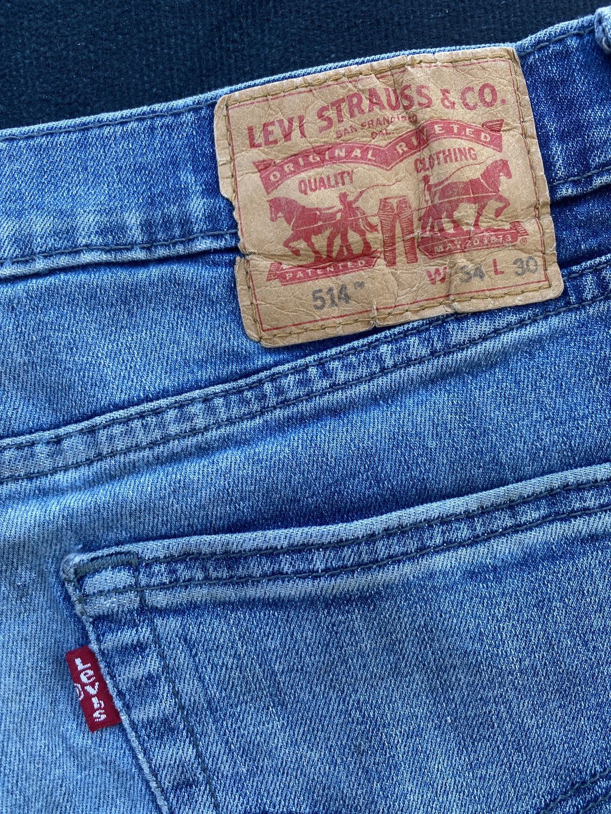 Jean × Levi's × Vintage VINTAGE LEVIS 514 BLUE WASH JEANS-J416 Size US 34 / EU 50 - 12 Thumbnail