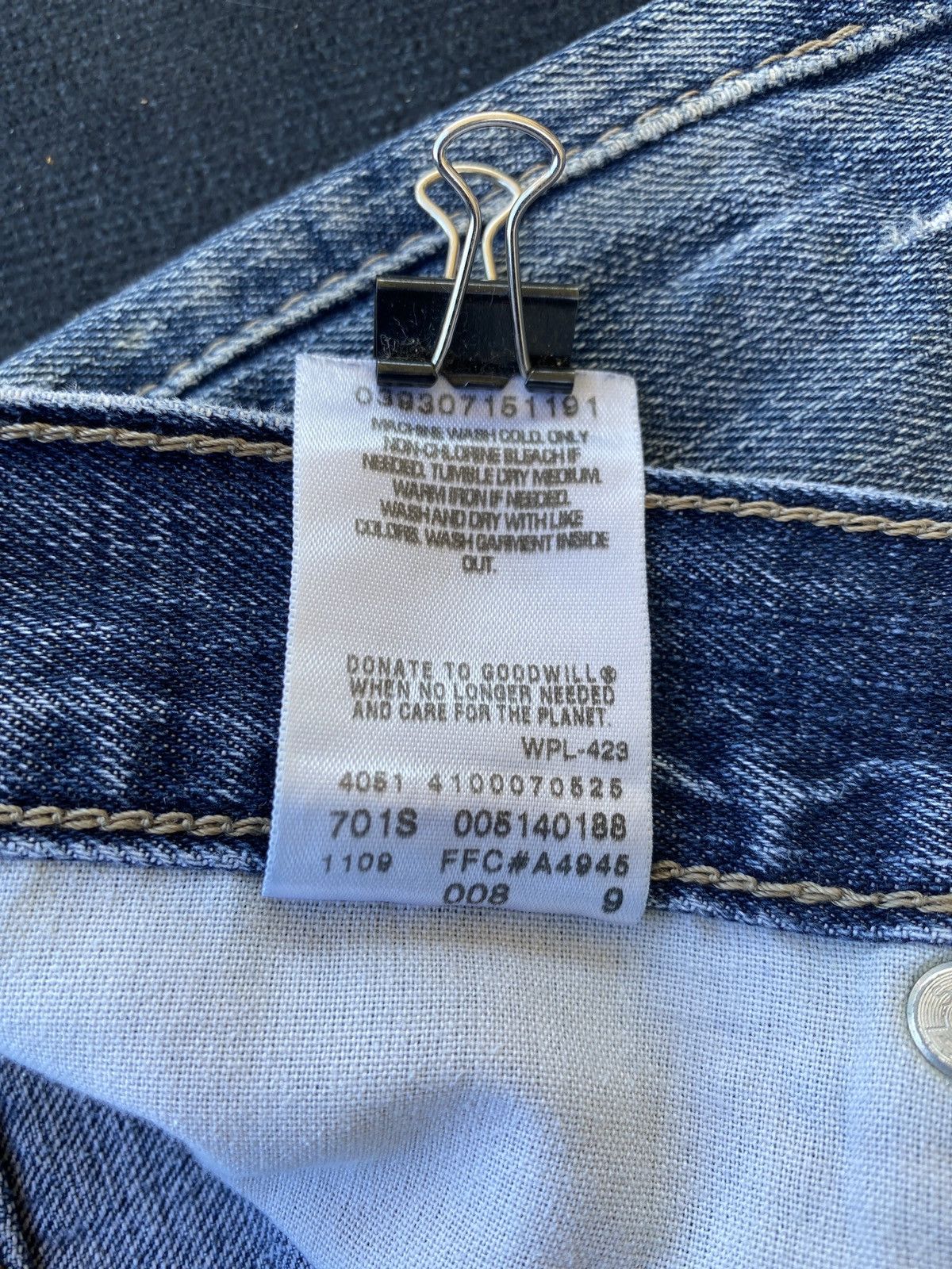 Jean × Levi's × Vintage VINTAGE LEVIS 514 SLIM STRAIGHT JEANS-J417 Size US 37 - 8 Thumbnail