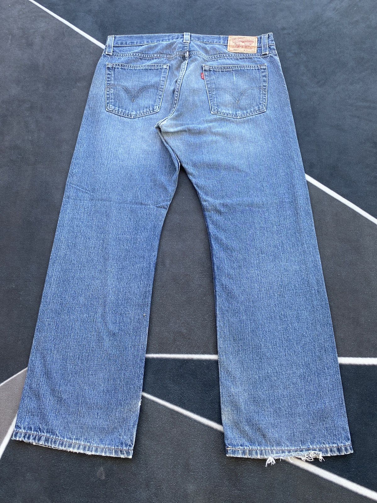 Jean × Levi's × Vintage VINTAGE LEVIS 514 SLIM STRAIGHT JEANS-J417 Size US 37 - 4 Thumbnail