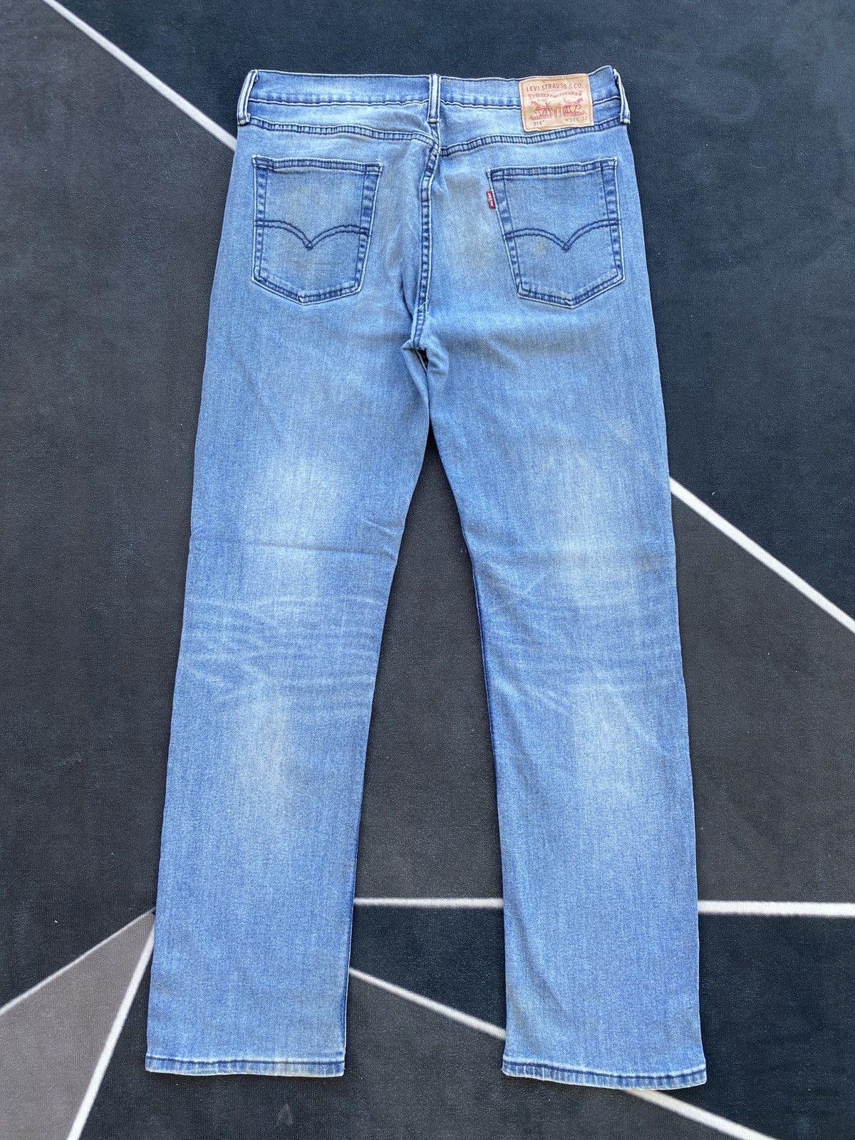 Jean × Levi's × Vintage VINTAGE LEVIS 514 BLUE WASH JEANS-J418 Size US 34 / EU 50 - 3 Thumbnail