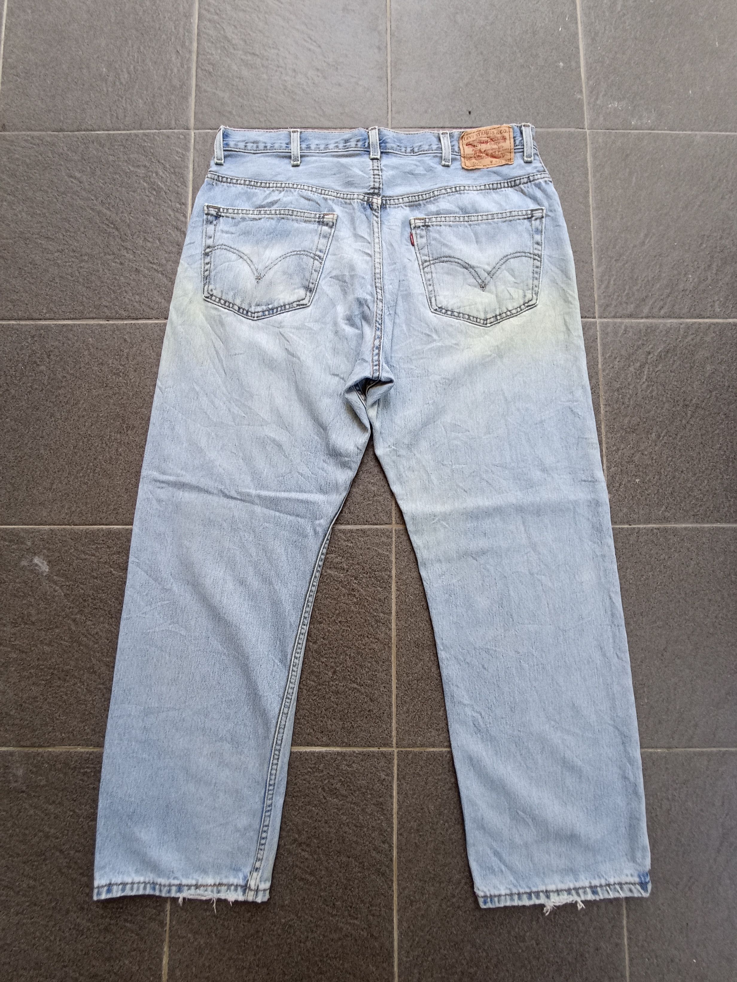 Jean × Levi's × Vintage Vintage Levis 505 blue Wash Jeans -J188 Size US 38 / EU 54 - 2 Thumbnail