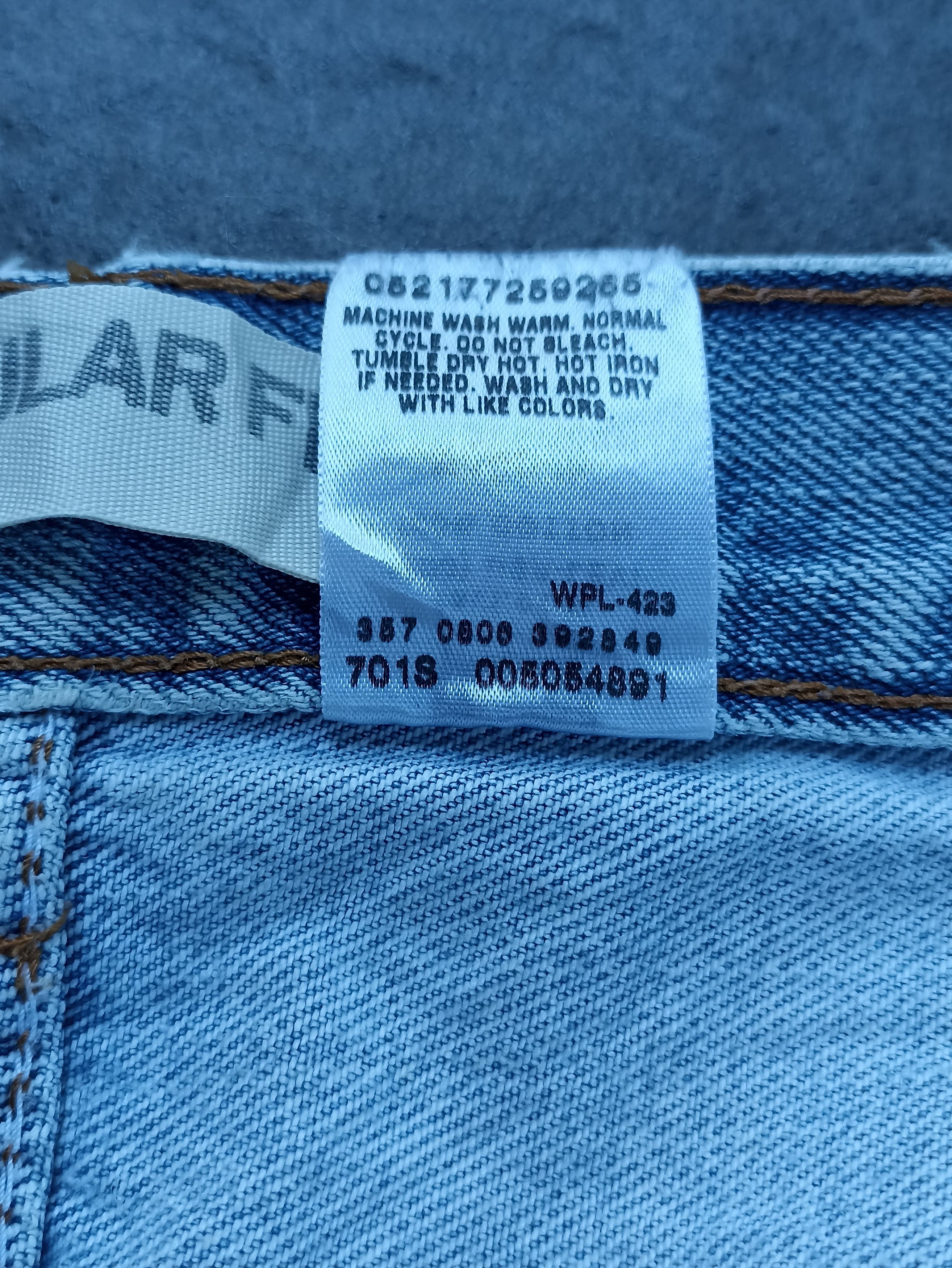 Jean × Levi's × Vintage Vintage Levis 505 blue Wash Jeans -J188 Size US 38 / EU 54 - 5 Thumbnail