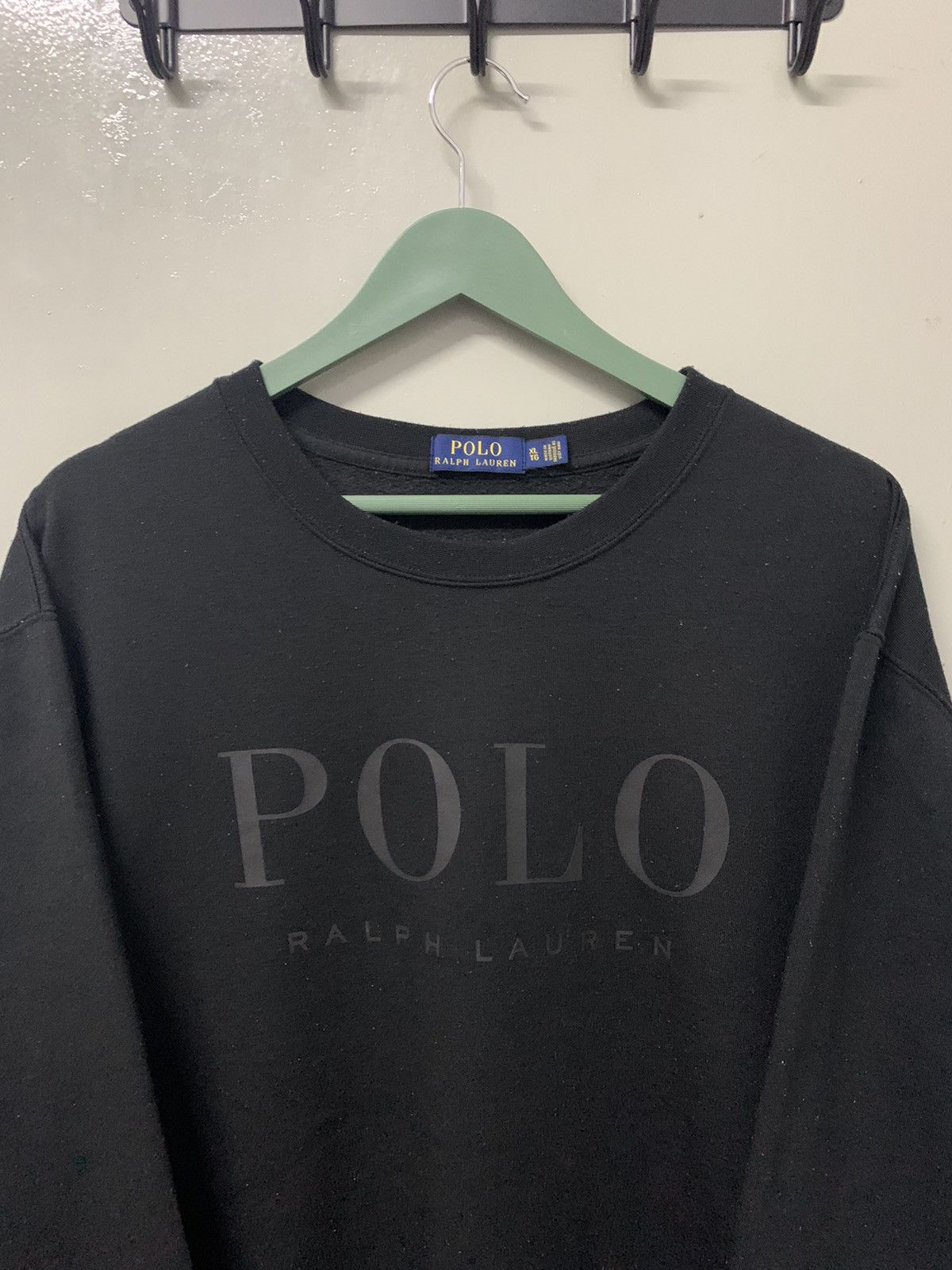 Japanese Brand VTG POLO RALPH LAUREN SPELLOUT CREWNECK PULLOVER SWEATSHIRT Size US XL / EU 56 / 4 - 2 Thumbnail