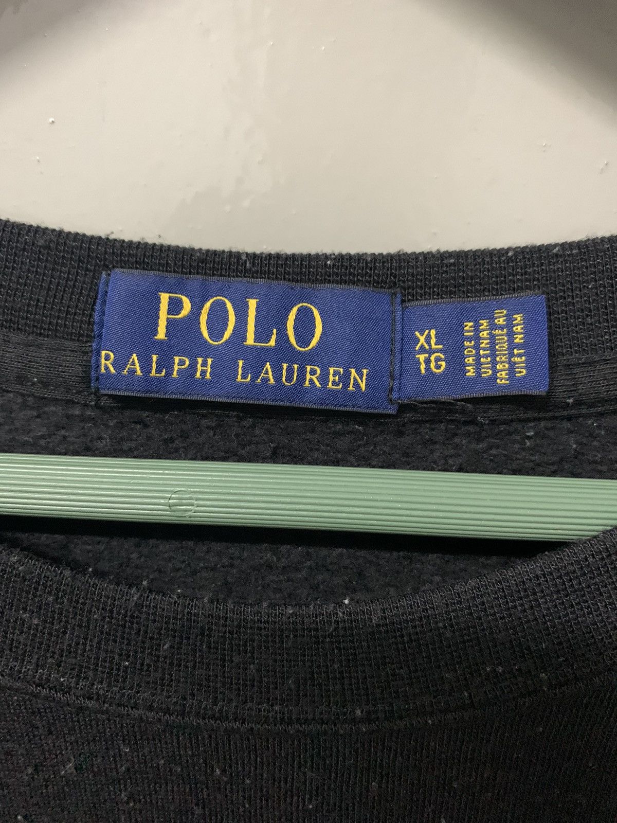 Japanese Brand VTG POLO RALPH LAUREN SPELLOUT CREWNECK PULLOVER SWEATSHIRT Size US XL / EU 56 / 4 - 6 Thumbnail