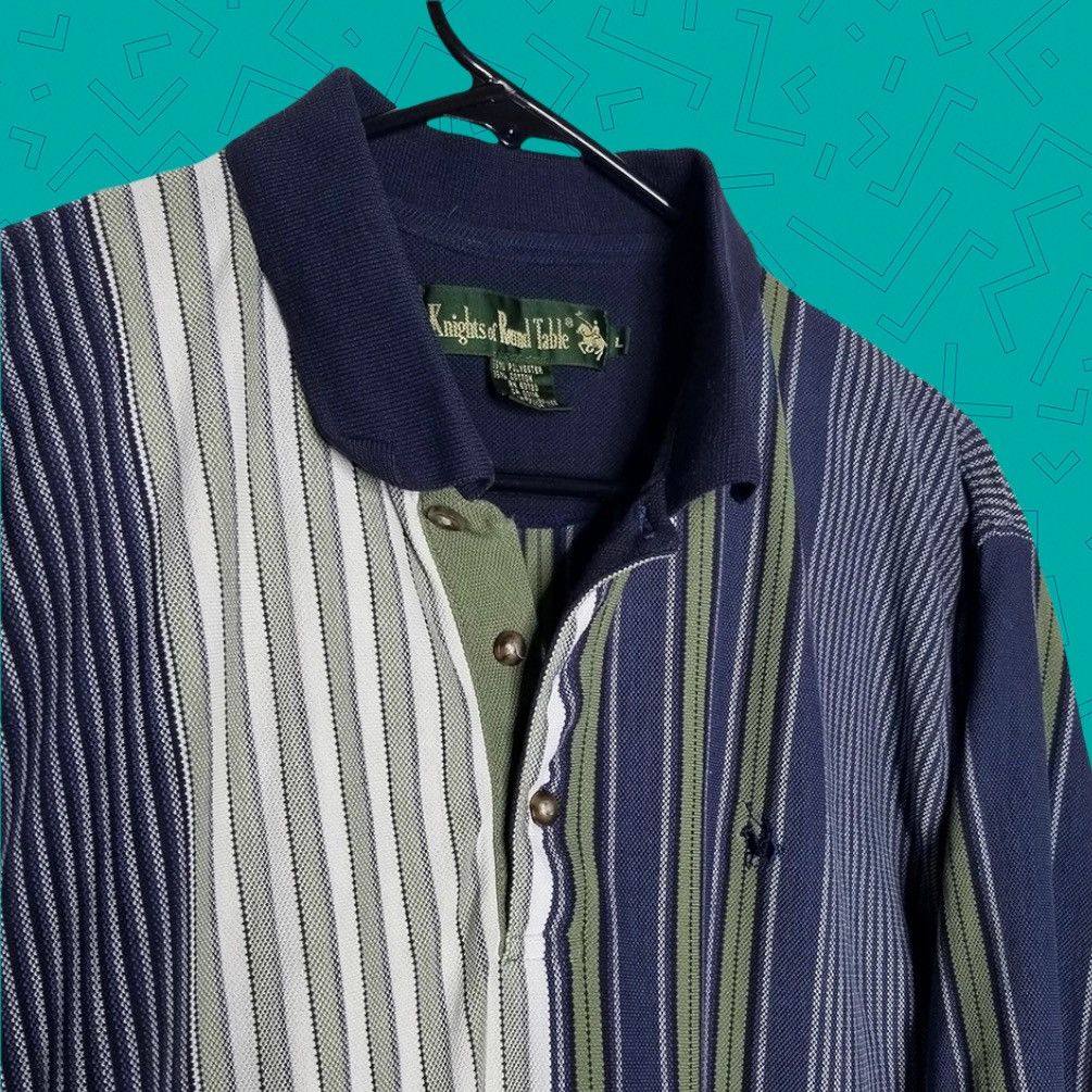 Vintage Vintage polo collared shirt Size US L / EU 52-54 / 3 - 1 Thumbnail