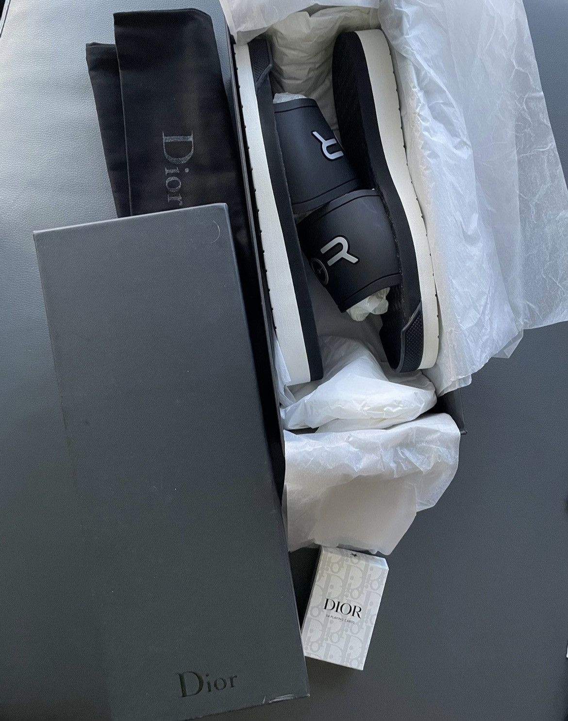 Club Sorayama × Dior Rare Dior x Sorayama Super Limited Runway Sandal Slides New Size US 10 / EU 43 - 7 Thumbnail