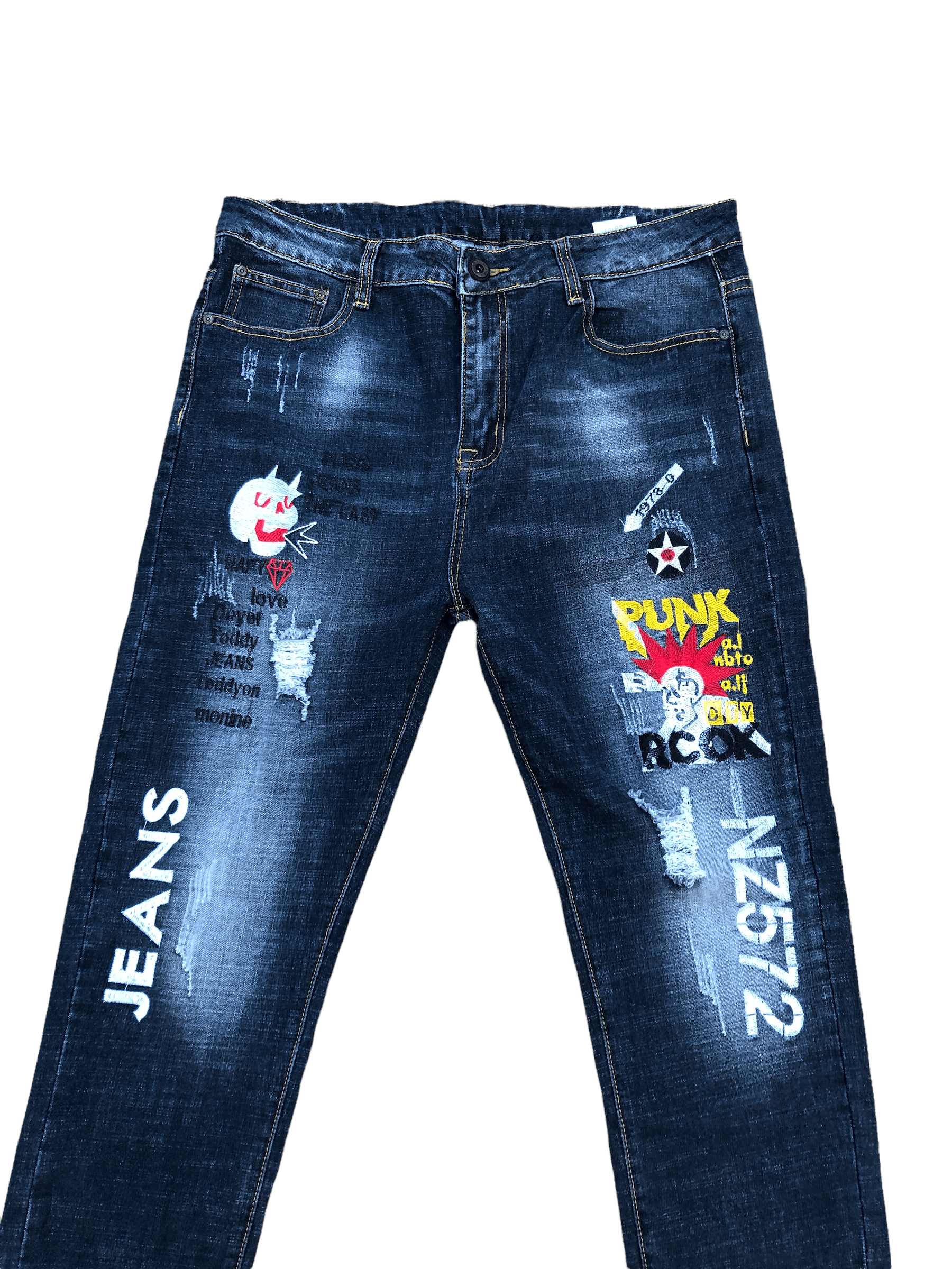 Japanese Brand × Vintage Vintage DS2 Embroidered Jeans 64