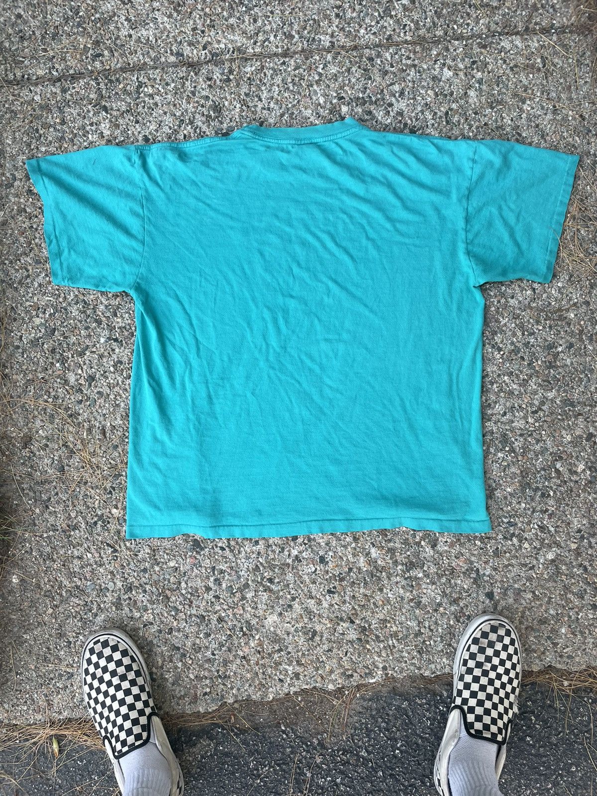 Vintage (1) 80s Vintage Made in USA Blank Single Stitch T Shirt Size US XL / EU 56 / 4 - 9 Thumbnail