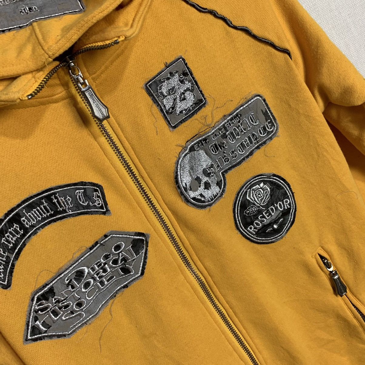 Japanese Brand Semantic design hoodie sweater yellow color Size US S / EU 44-46 / 1 - 7 Thumbnail