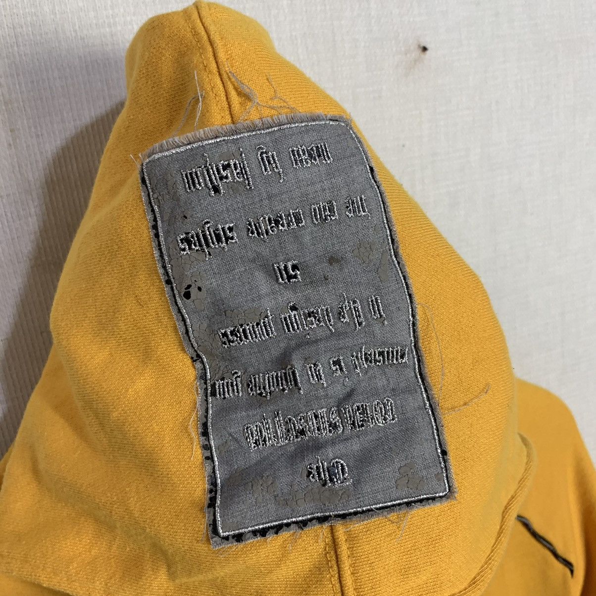 Japanese Brand Semantic design hoodie sweater yellow color Size US S / EU 44-46 / 1 - 6 Thumbnail