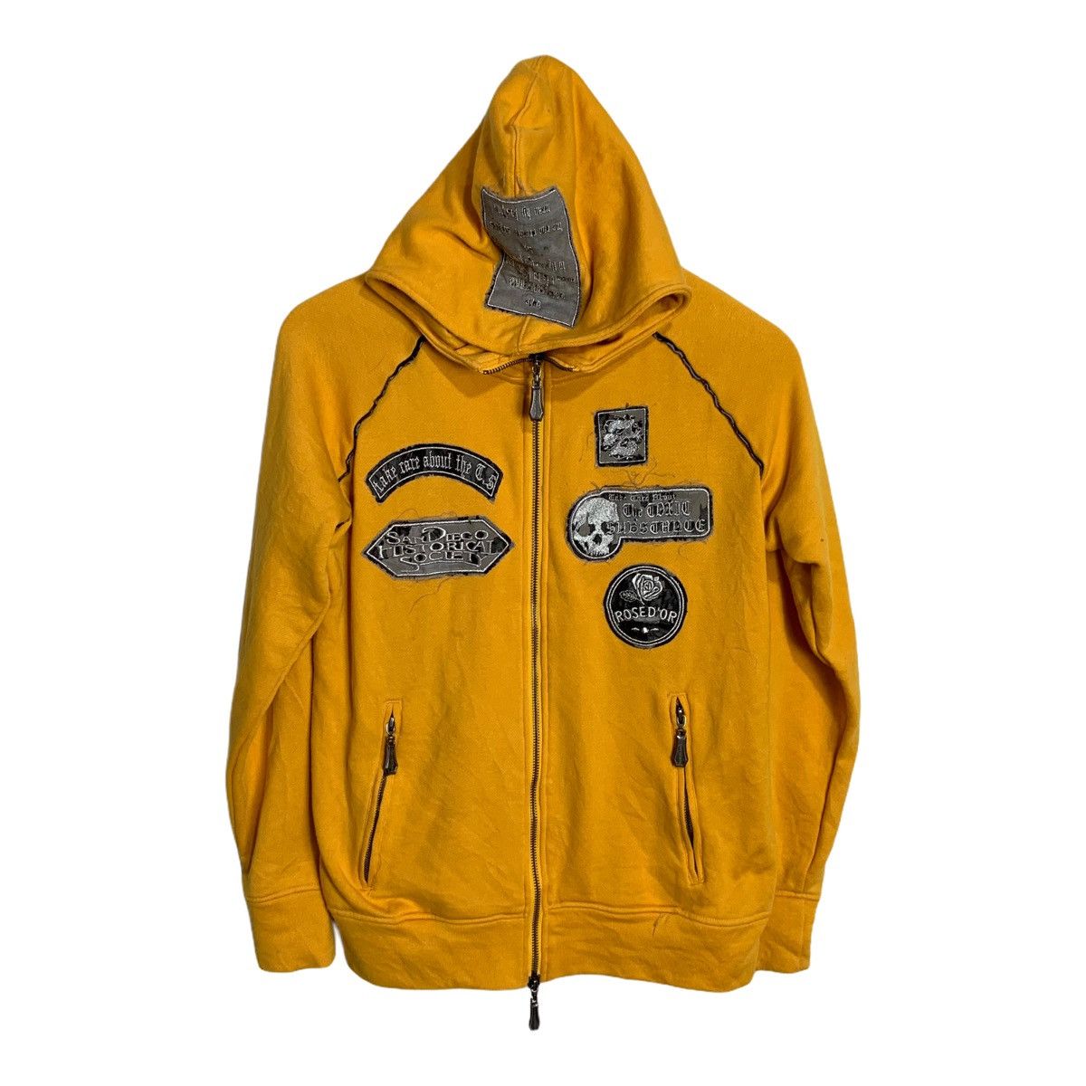 Japanese Brand Semantic design hoodie sweater yellow color Size US S / EU 44-46 / 1 - 1 Thumbnail