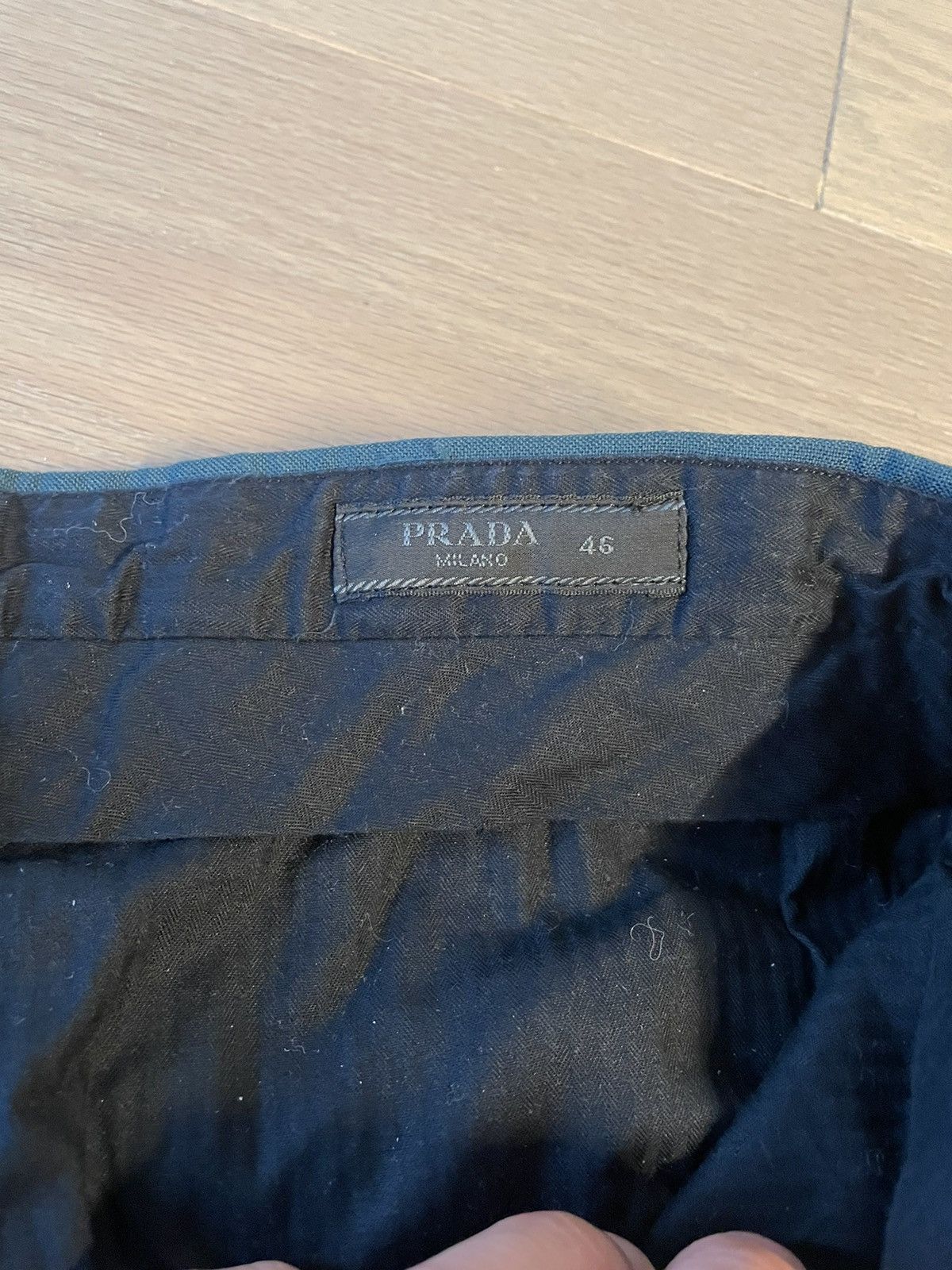 Prada Prada Green Cuffed Trousers 46 Size US 30 / EU 46 - 8 Thumbnail