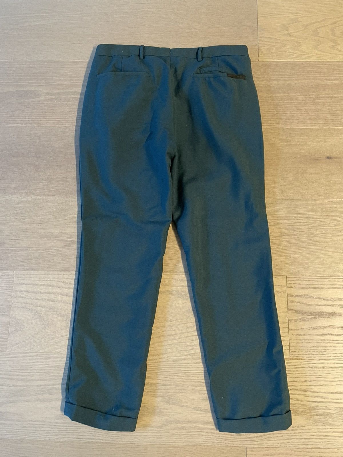 Prada Prada Green Cuffed Trousers 46 Size US 30 / EU 46 - 9 Thumbnail