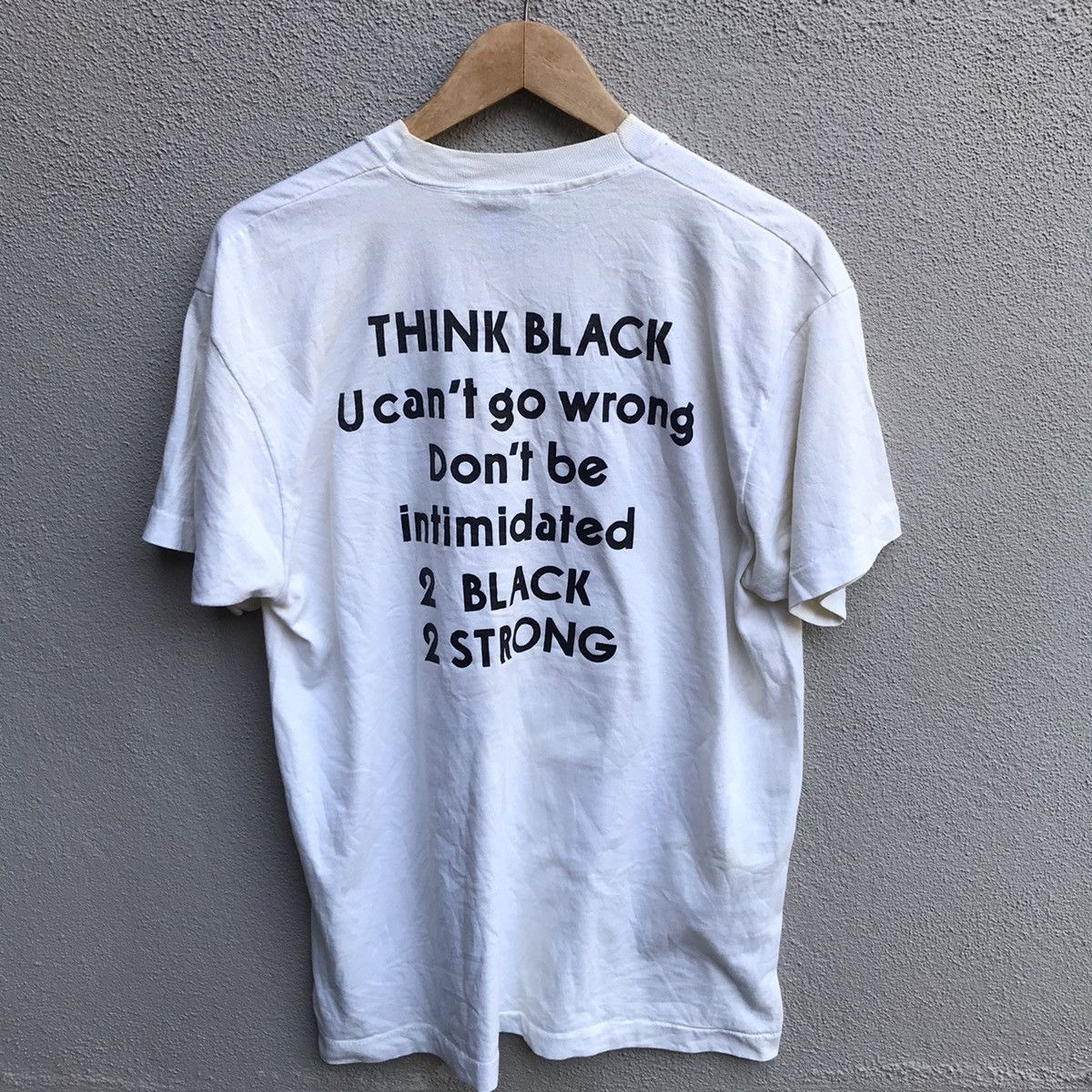 Rap Tees Vintage rare 90s 2 BLACK 2 STRONG rap tee Size US XL / EU 56 / 4 - 3 Thumbnail
