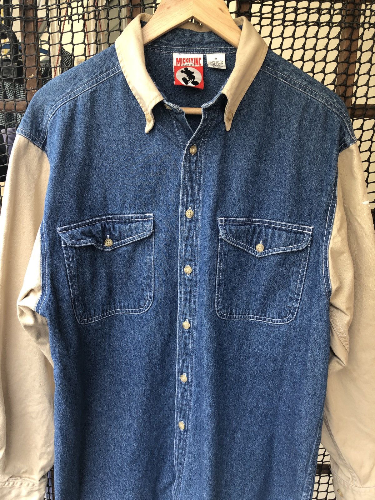 Mickey Mouse Mickey Inc Mickey Mouse Denim shirt Size US M / EU 48-50 / 2 - 2 Thumbnail
