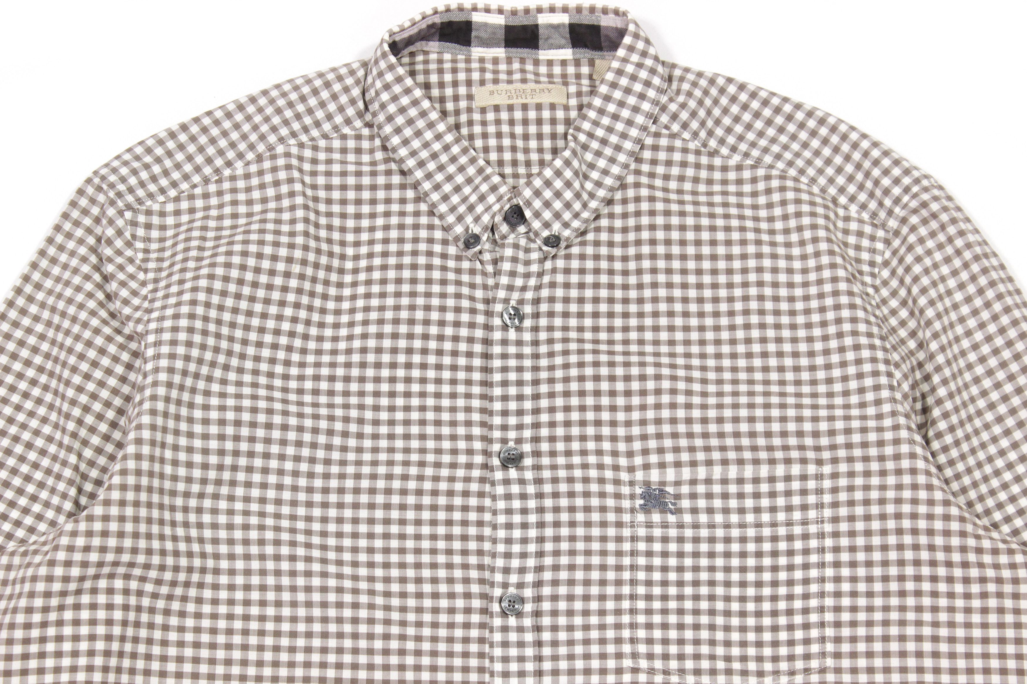 Brit Nova Check Collar Plaid Shirt