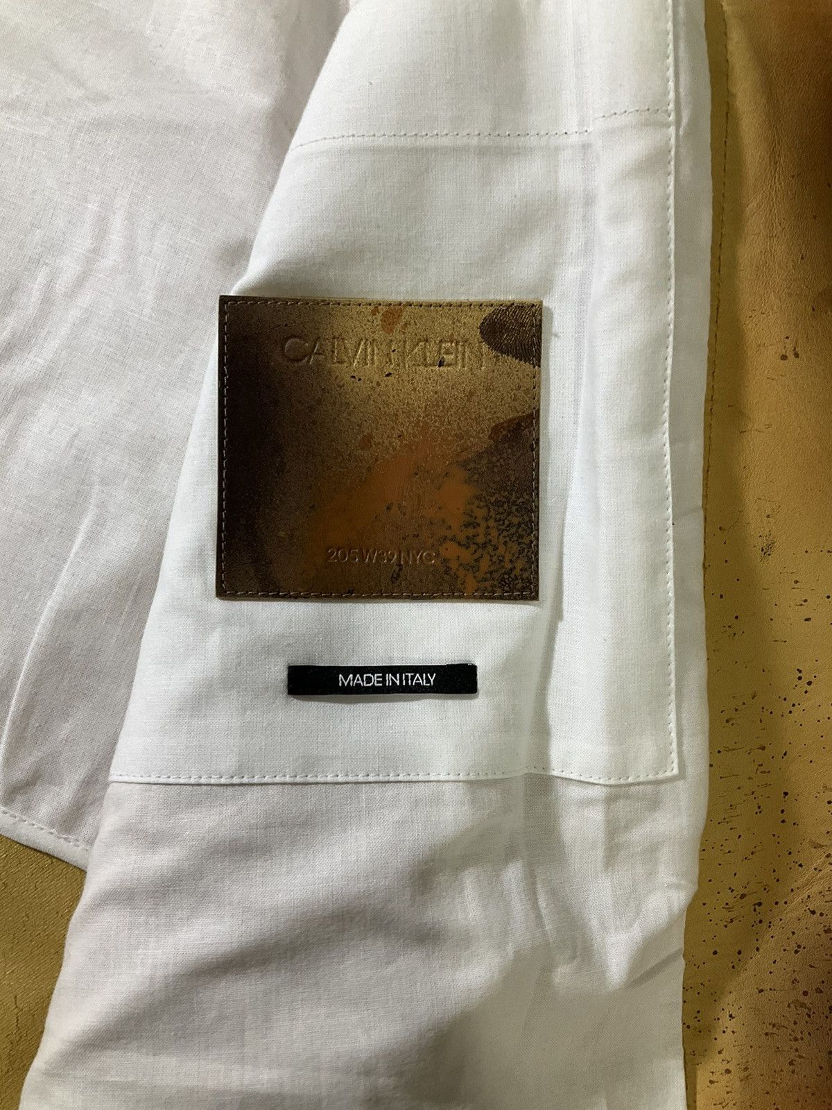 Calvin Klein 205W39NYC × Raf Simons Rare distressed leather coat 205w39nyc Size US S / EU 44-46 / 1 - 7 Thumbnail