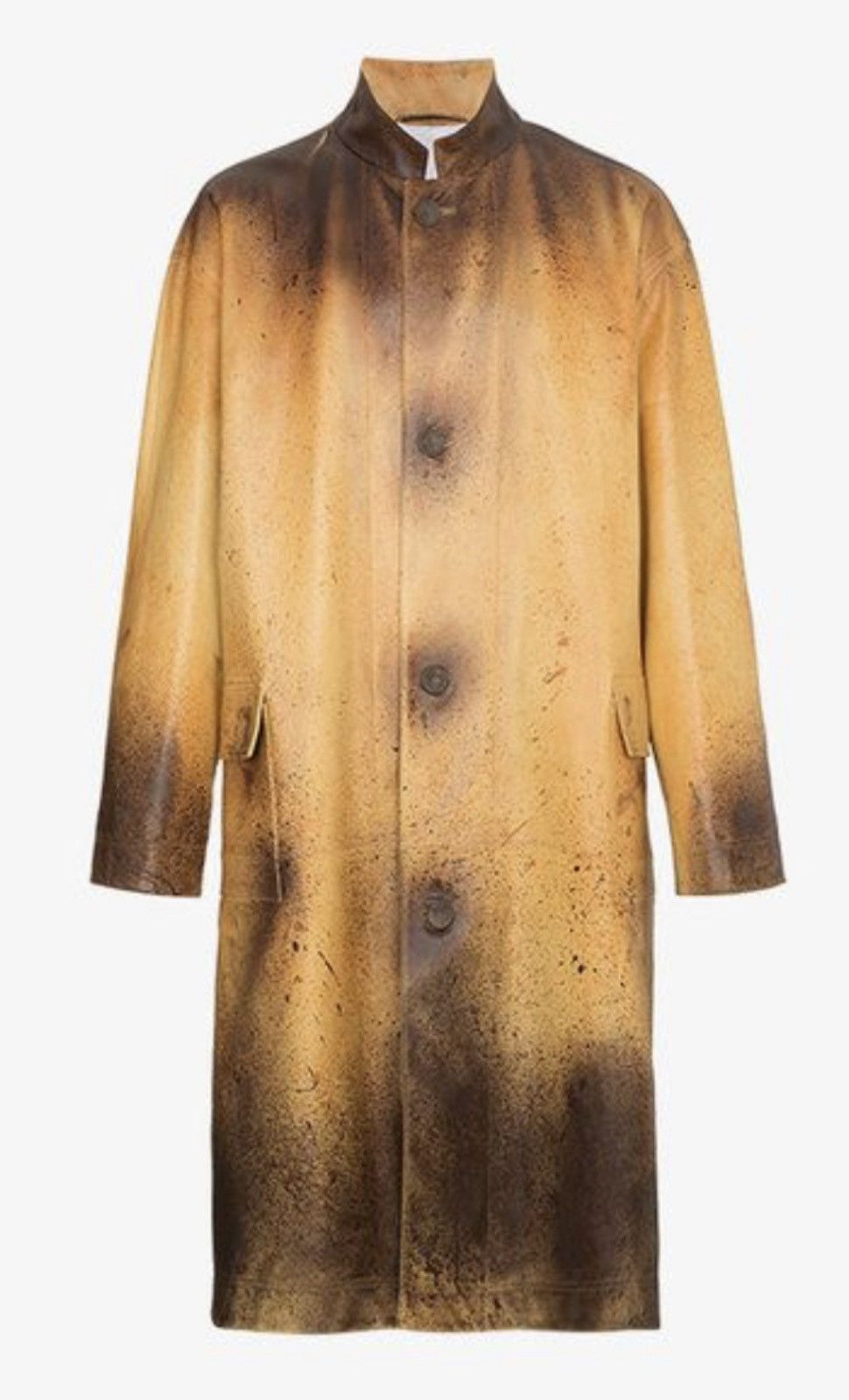 Calvin Klein 205W39NYC × Raf Simons Rare distressed leather coat 205w39nyc Size US S / EU 44-46 / 1 - 9 Thumbnail