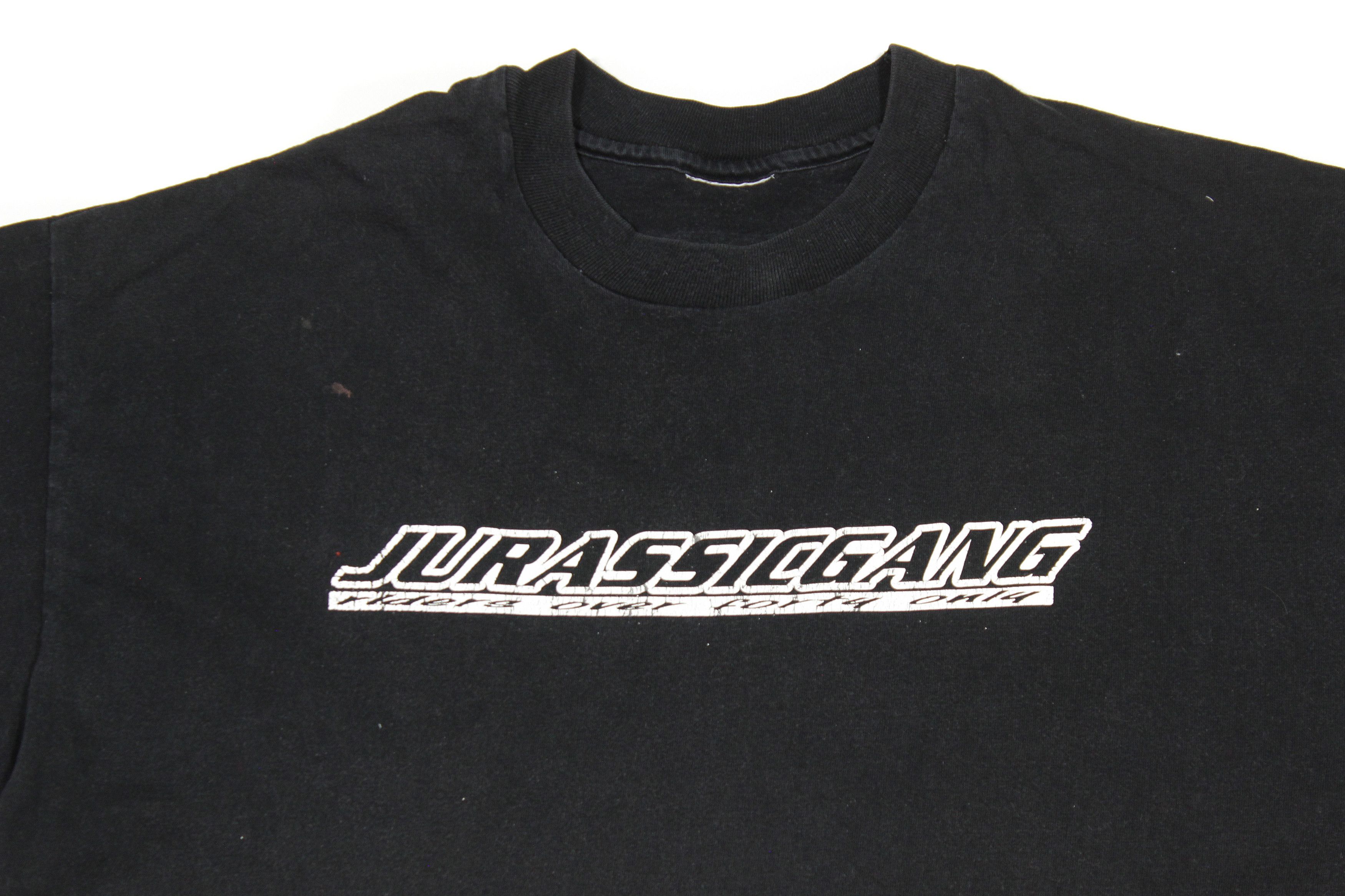 Vintage Jurassic Gang Logo T-Shirt Size US XL / EU 56 / 4 - 3 Thumbnail