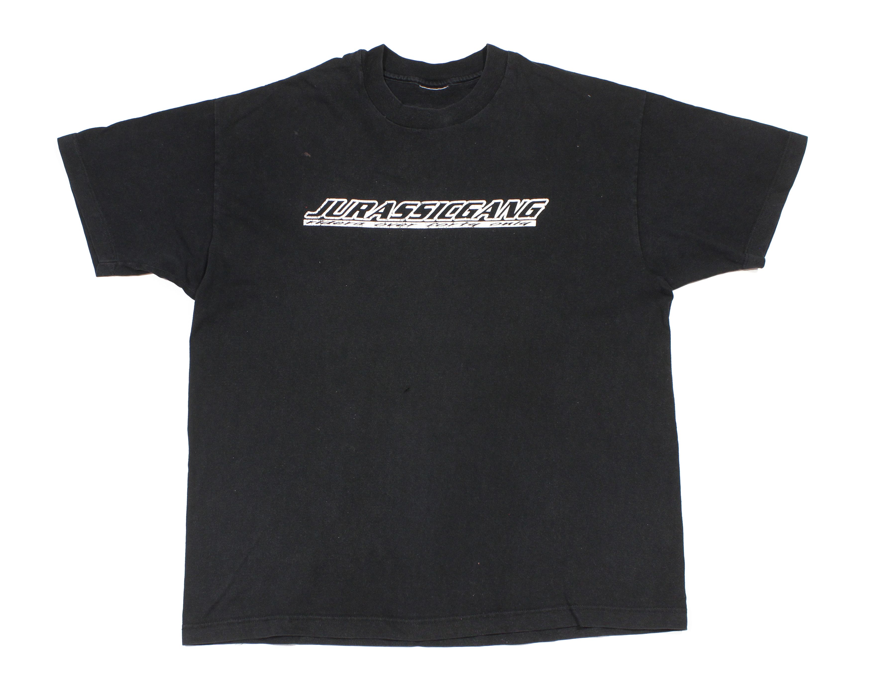 Vintage Jurassic Gang Logo T-Shirt Size US XL / EU 56 / 4 - 1 Thumbnail