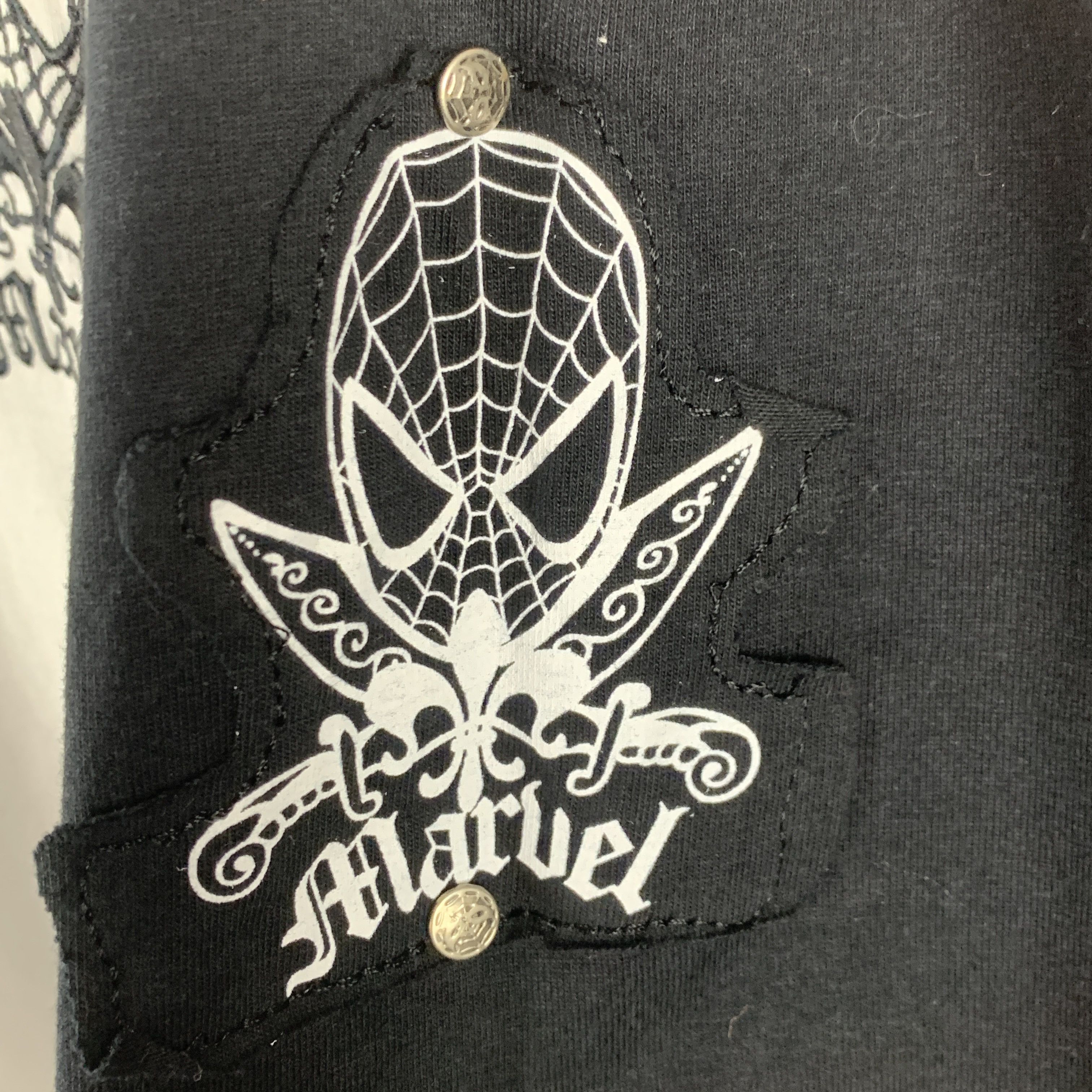 Marvel Comics VTG Marvel Amazing Spiderman Embroidered Graphic T-Shirt Size US XXL / EU 58 / 5 - 7 Thumbnail