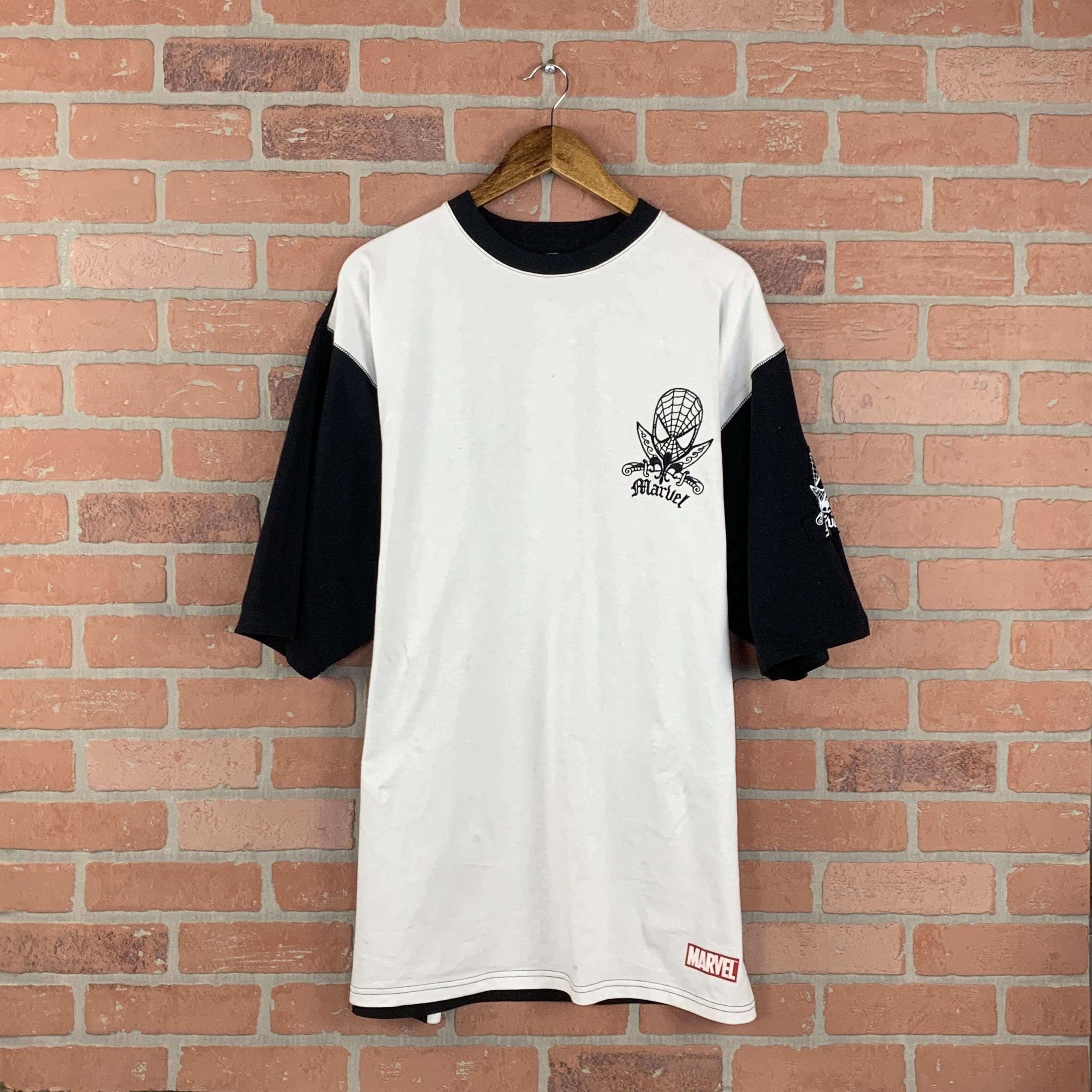 Marvel Comics VTG Marvel Amazing Spiderman Embroidered Graphic T-Shirt Size US XXL / EU 58 / 5 - 2 Thumbnail