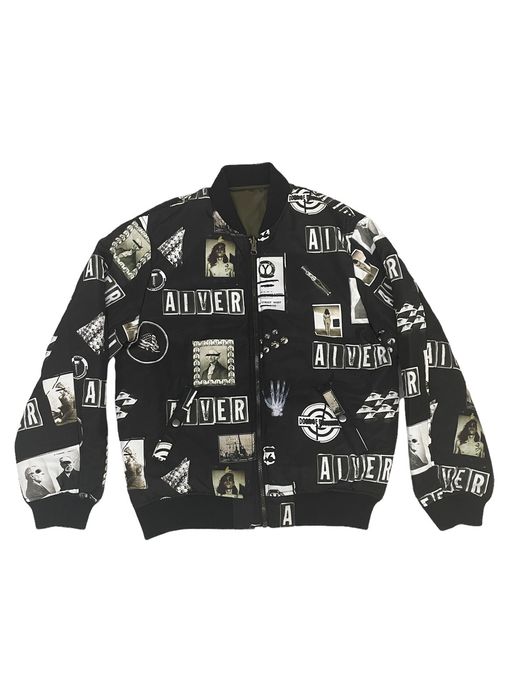 Archival Clothing CASPER JOHN AIVER Reversible Bomber Jacket Men