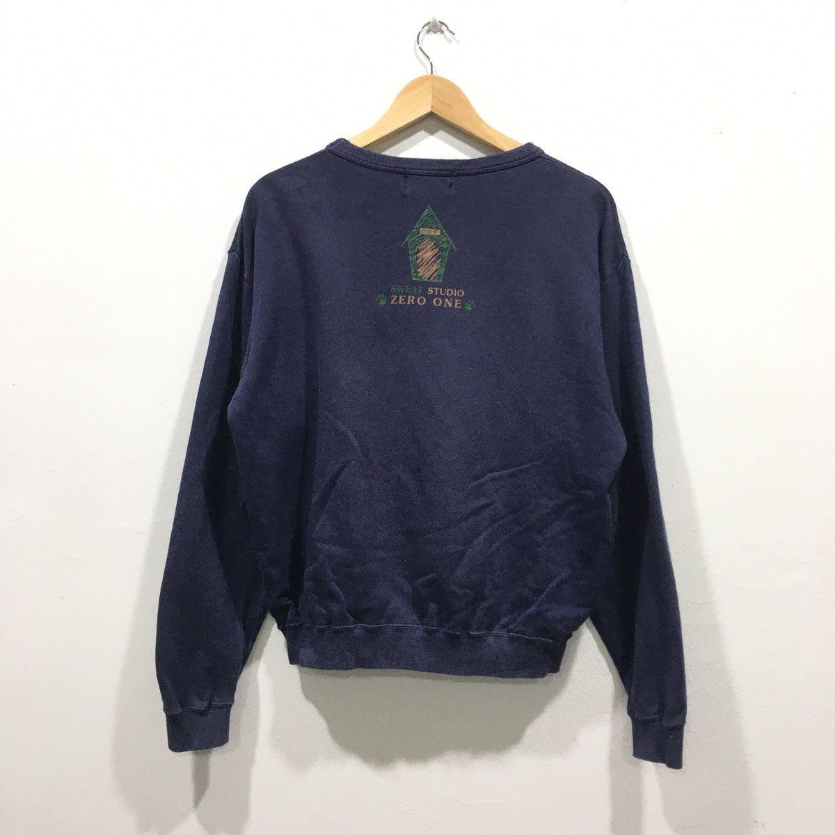 Vintage Blue sweatshirt zero one Size US L / EU 52-54 / 3 - 3 Thumbnail