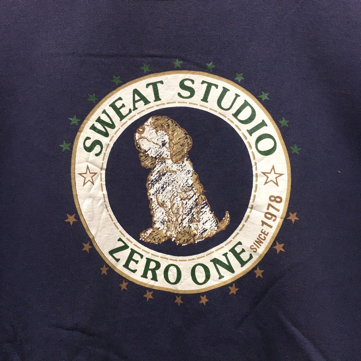 Vintage Blue sweatshirt zero one Size US L / EU 52-54 / 3 - 2 Thumbnail