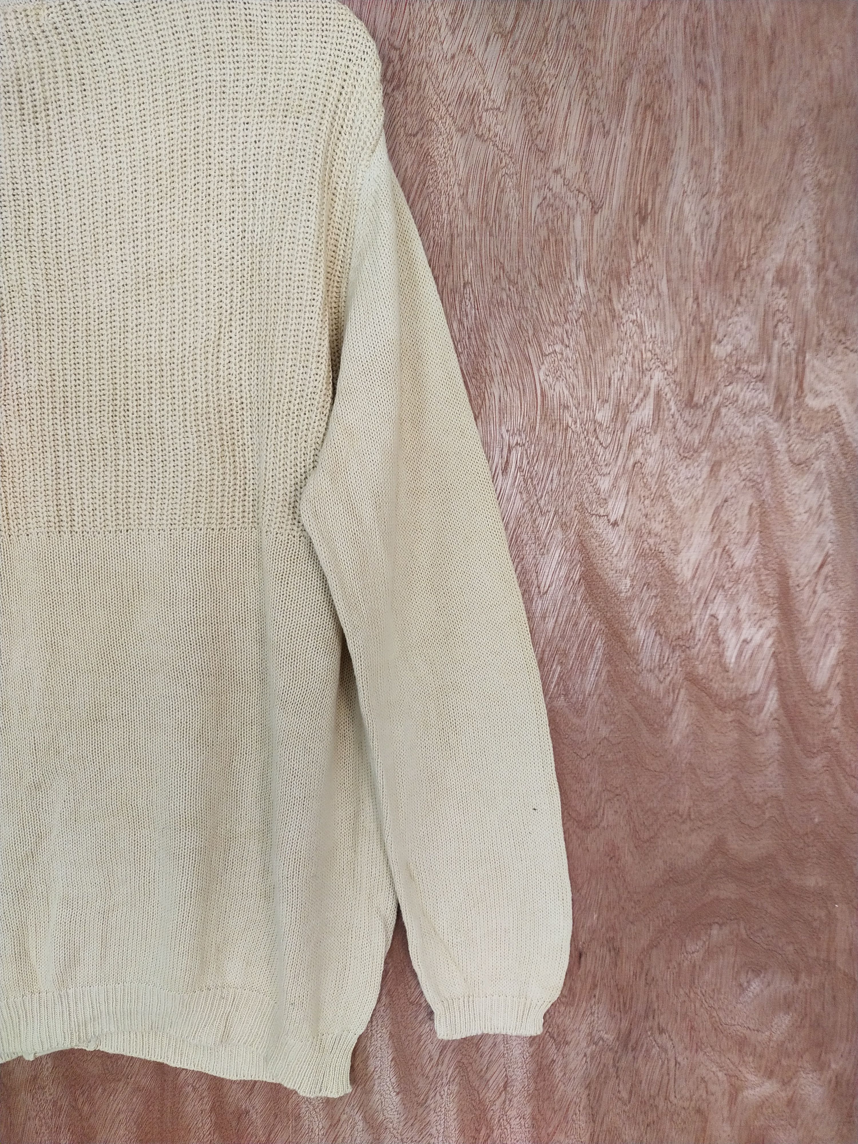 Golden Bear × Japanese Brand Golden bear cream cardigan knitwear #S064 Size US XL / EU 56 / 4 - 10 Thumbnail