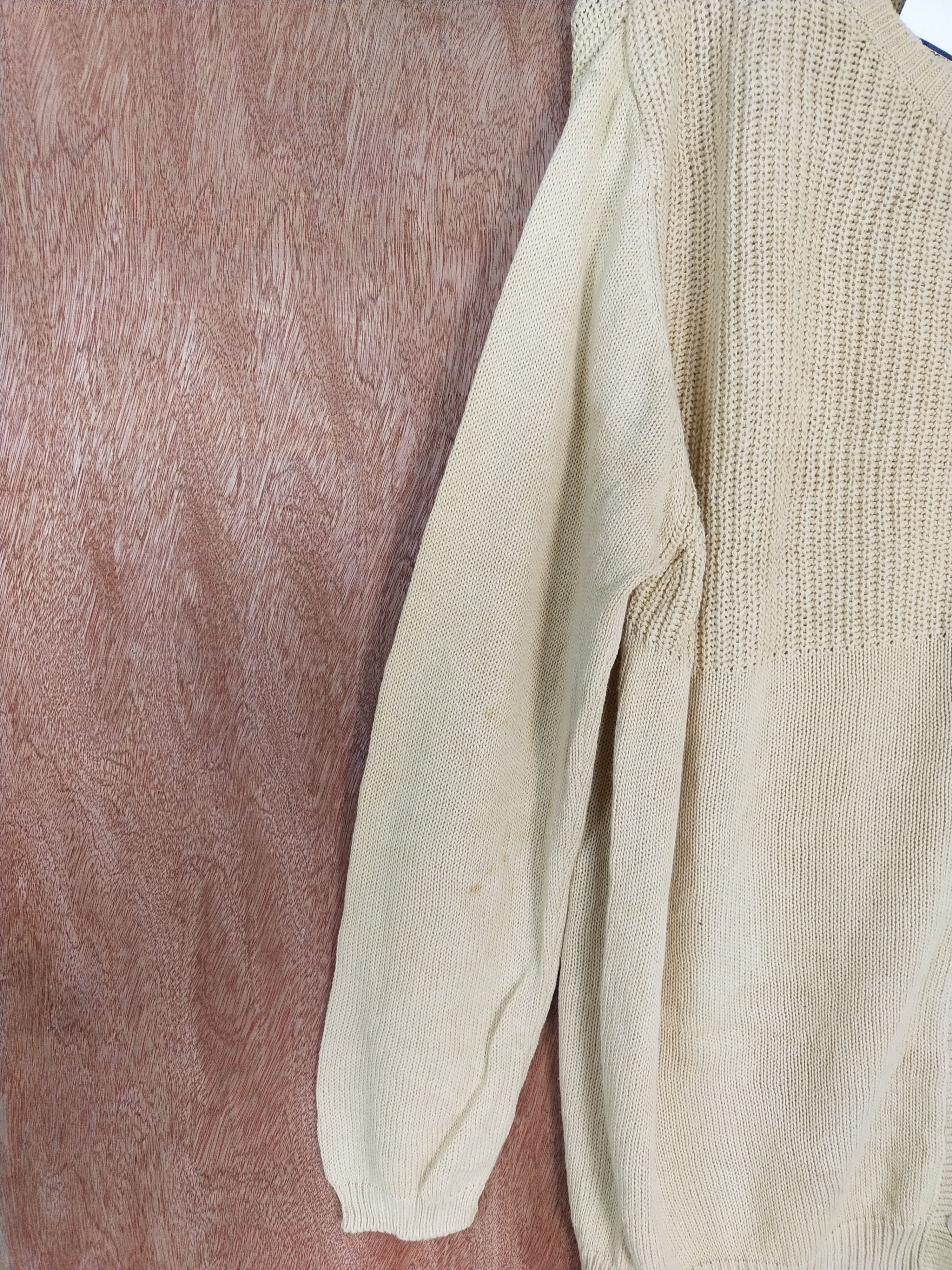 Golden Bear × Japanese Brand Golden bear cream cardigan knitwear #S064 Size US XL / EU 56 / 4 - 3 Thumbnail