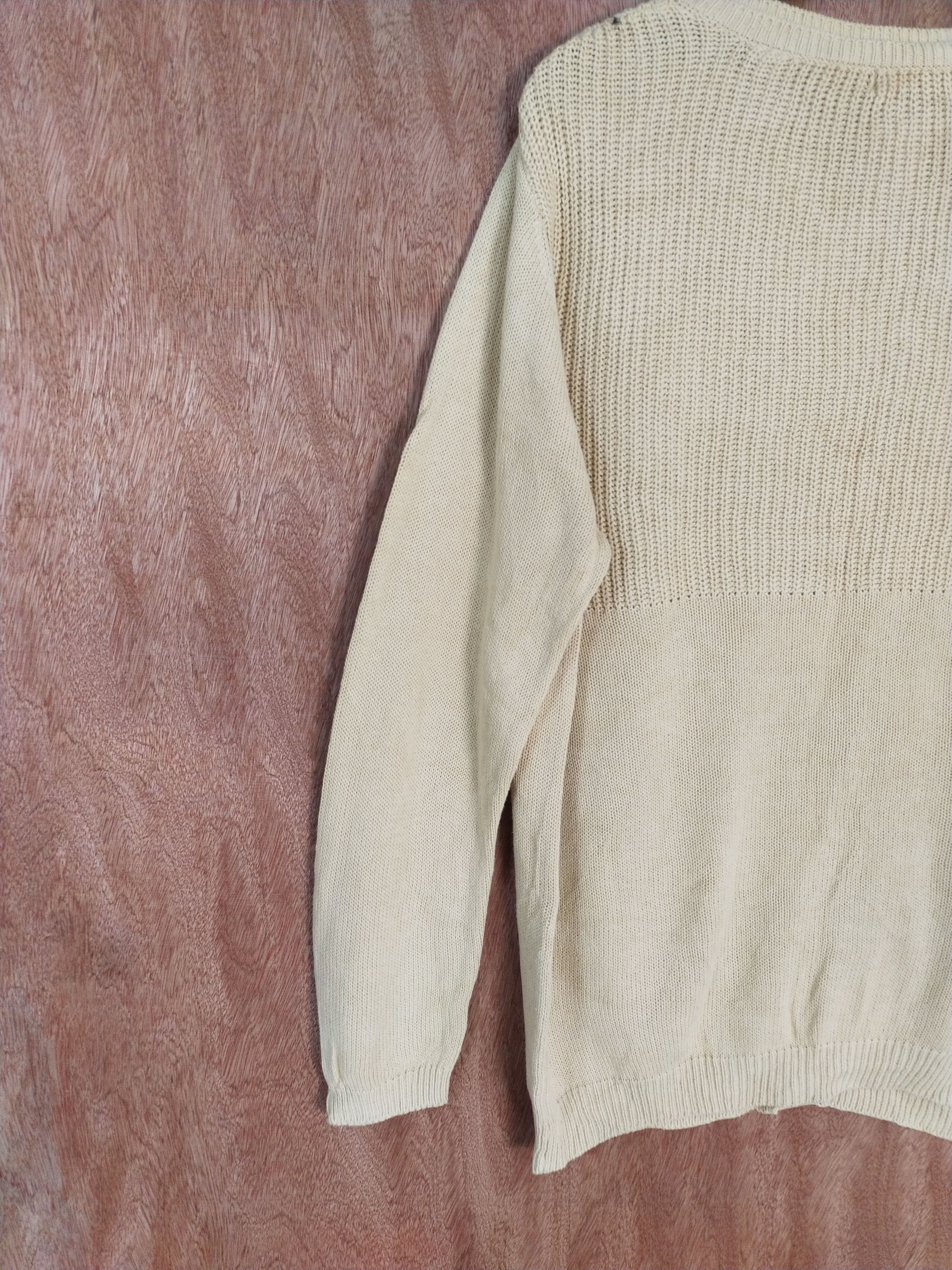 Golden Bear × Japanese Brand Golden bear cream cardigan knitwear #S064 Size US XL / EU 56 / 4 - 9 Thumbnail