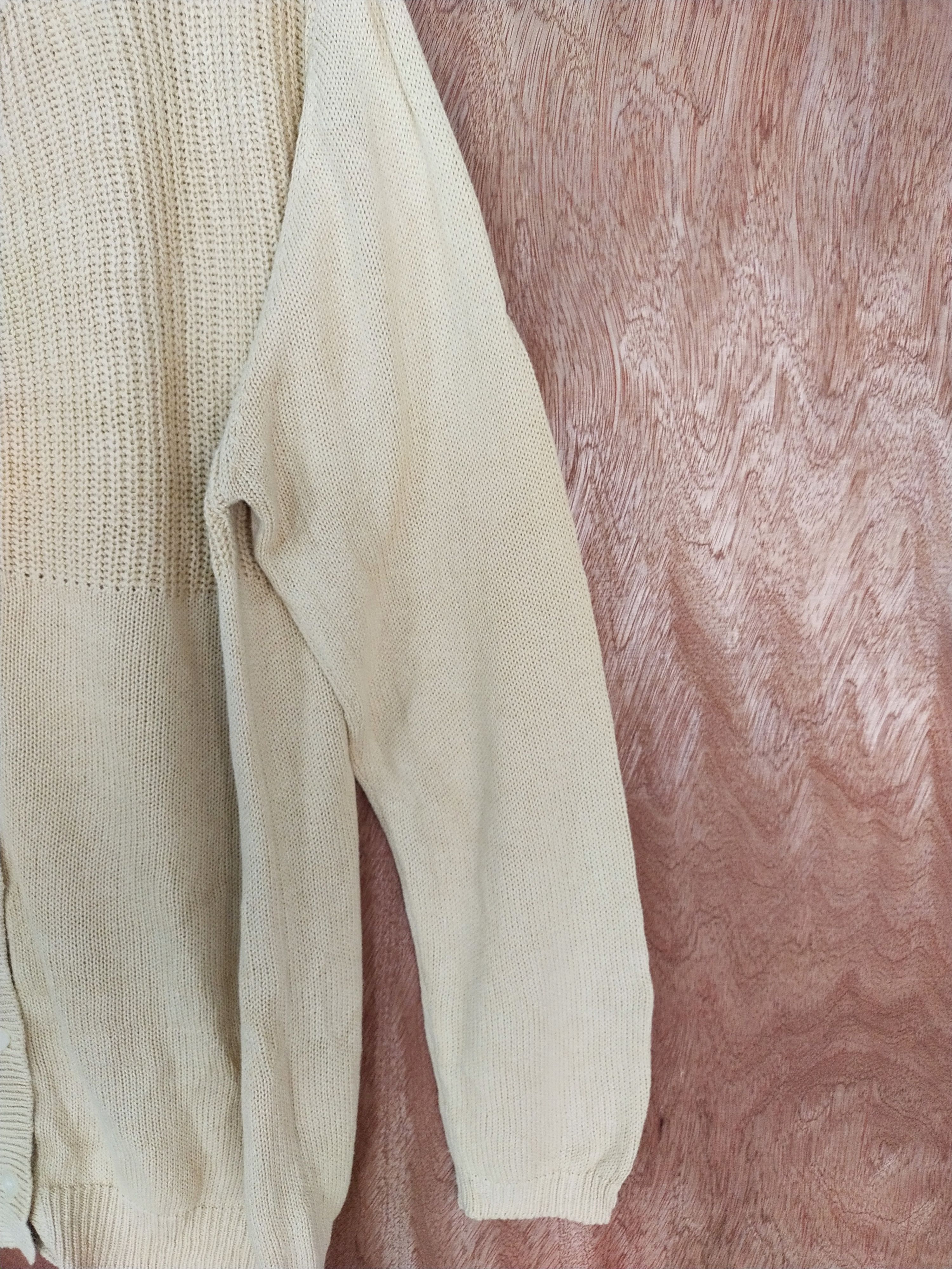 Golden Bear × Japanese Brand Golden bear cream cardigan knitwear #S064 Size US XL / EU 56 / 4 - 4 Thumbnail