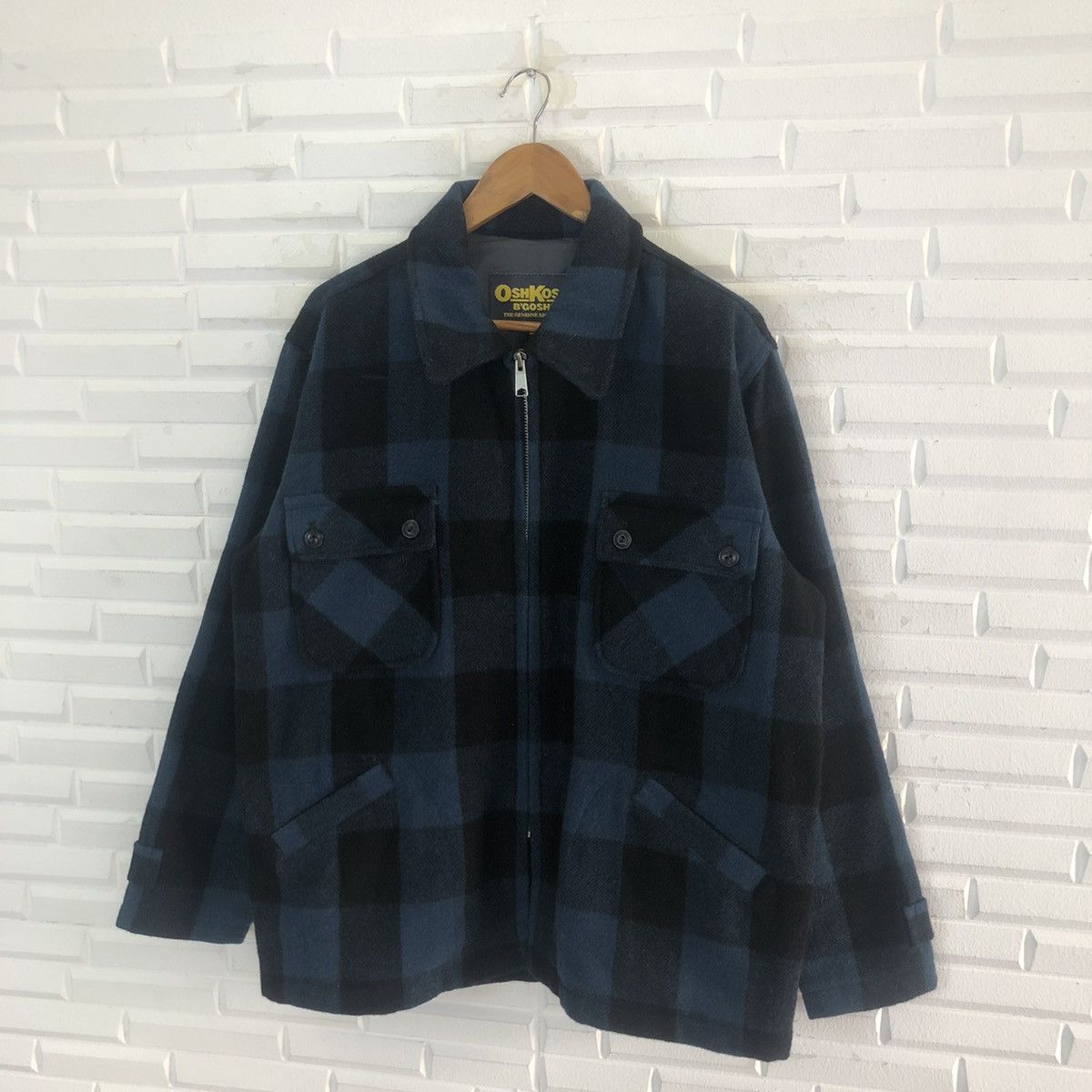Oshkosh × Vintage OSHKOSH B’GOSH TARTAN FULL ZIPPER JACKET Size US M / EU 48-50 / 2 - 3 Thumbnail