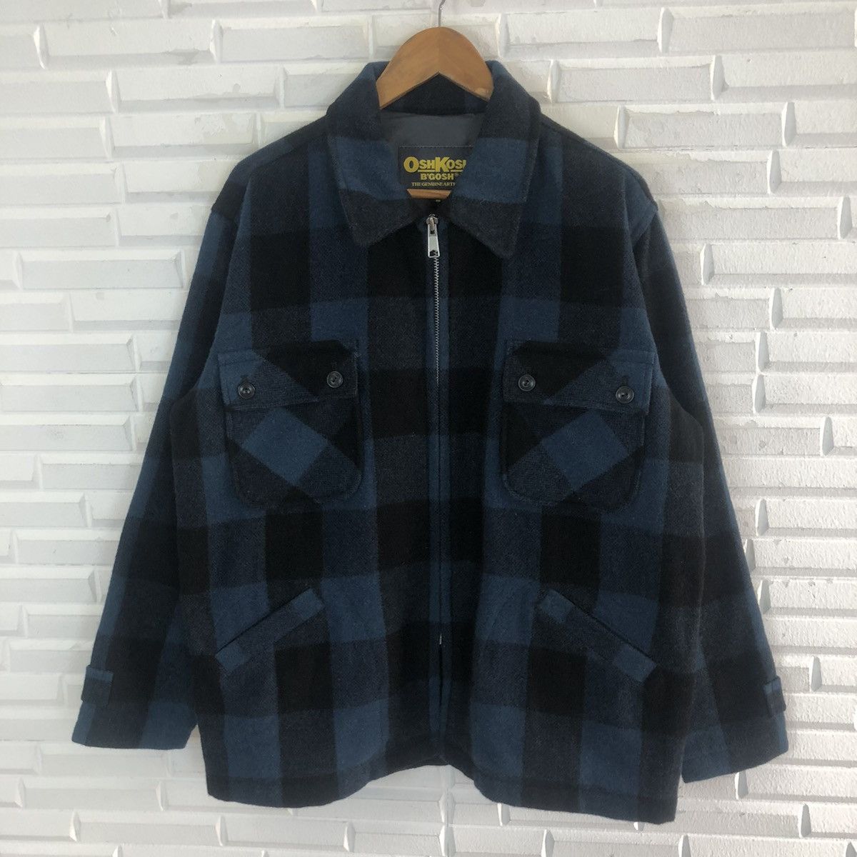 Oshkosh × Vintage OSHKOSH B’GOSH TARTAN FULL ZIPPER JACKET Size US M / EU 48-50 / 2 - 2 Thumbnail