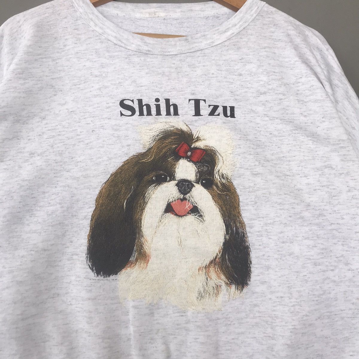Vintage Vintage Shih Tzu Dog Big Logo Size US L / EU 52-54 / 3 - 2 Thumbnail