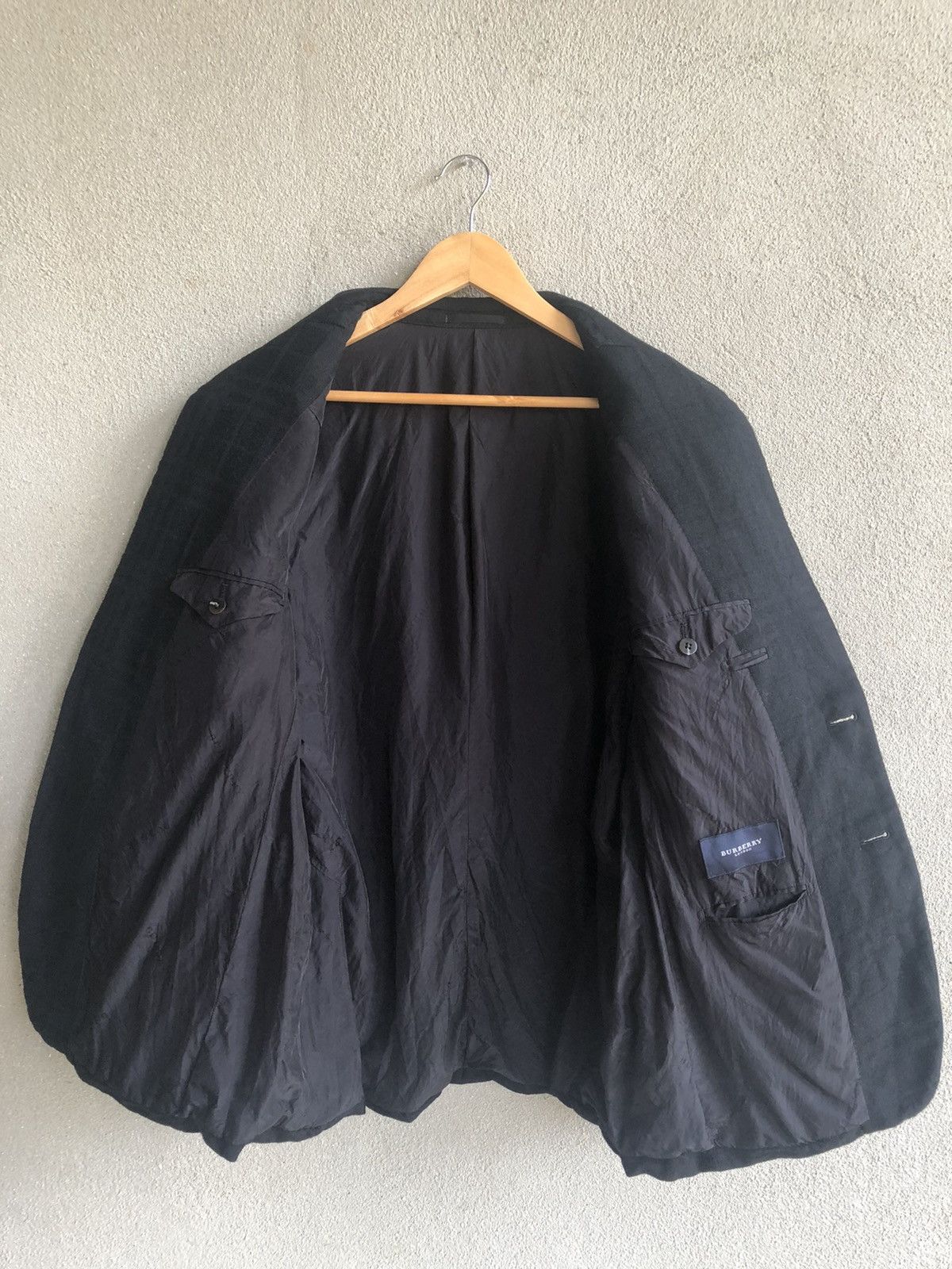 Burberry BURBERRY Wool Black Blazer Size US M / EU 48-50 / 2 - 3 Thumbnail