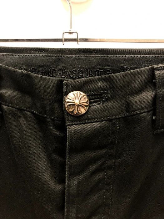 Chrome Hearts Chrome Hearts Black knee length shorts Size US 36 / EU 52 - 3 Thumbnail