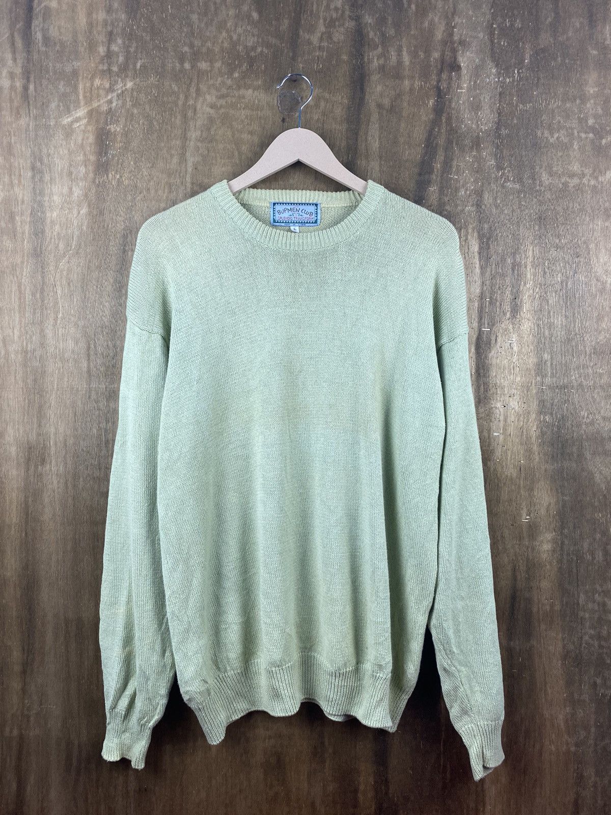 Homespun Knitwear × Japanese Brand Bupmen Club Knitwear sweatshirt japan #Z018 Size US L / EU 52-54 / 3 - 1 Thumbnail