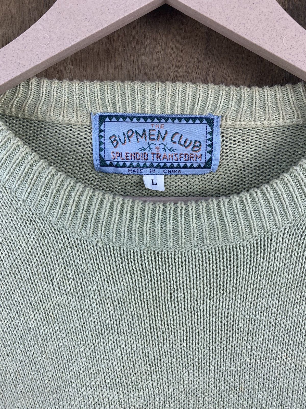 Homespun Knitwear × Japanese Brand Bupmen Club Knitwear sweatshirt japan #Z018 Size US L / EU 52-54 / 3 - 4 Thumbnail