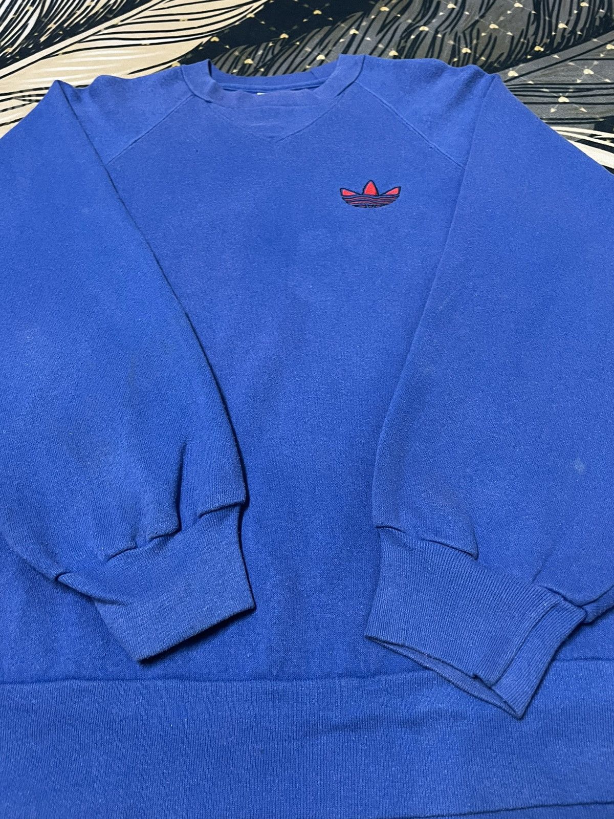 Adidas × Vintage Vintage Adidas Sweatshirt 90s Size US XL / EU 56 / 4 - 3 Thumbnail