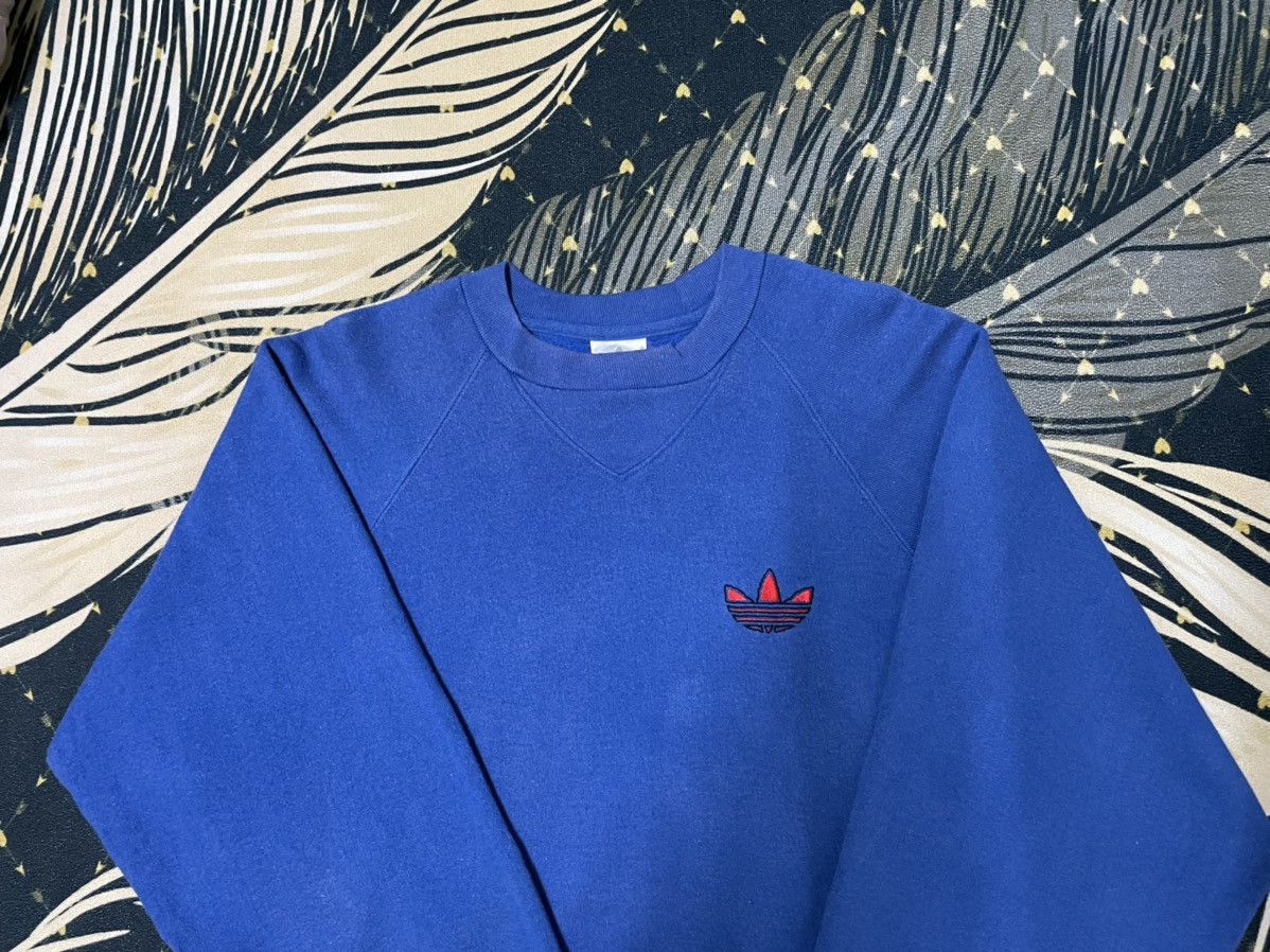 Adidas × Vintage Vintage Adidas Sweatshirt 90s Size US XL / EU 56 / 4 - 4 Thumbnail