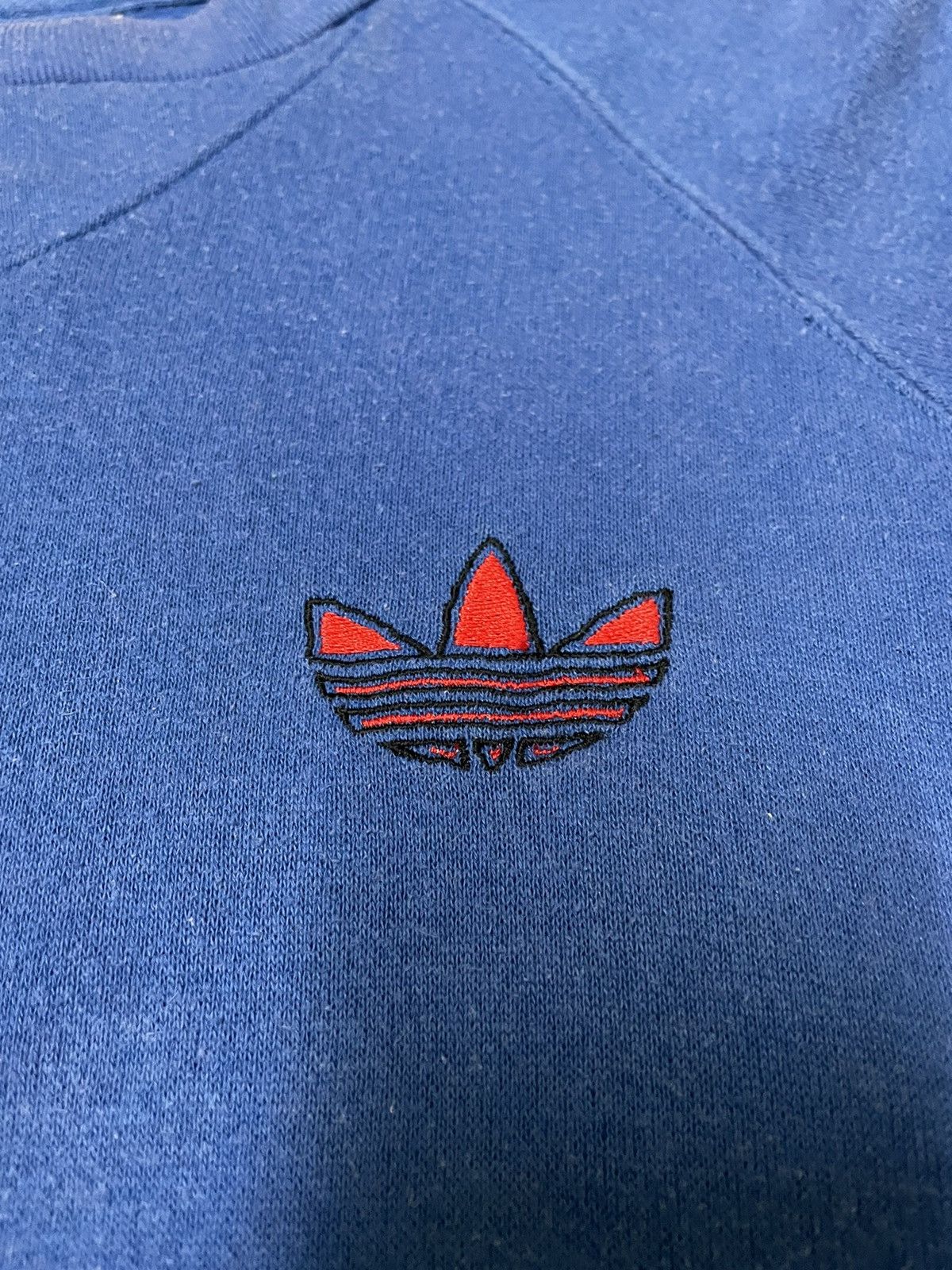 Adidas × Vintage Vintage Adidas Sweatshirt 90s Size US XL / EU 56 / 4 - 2 Thumbnail