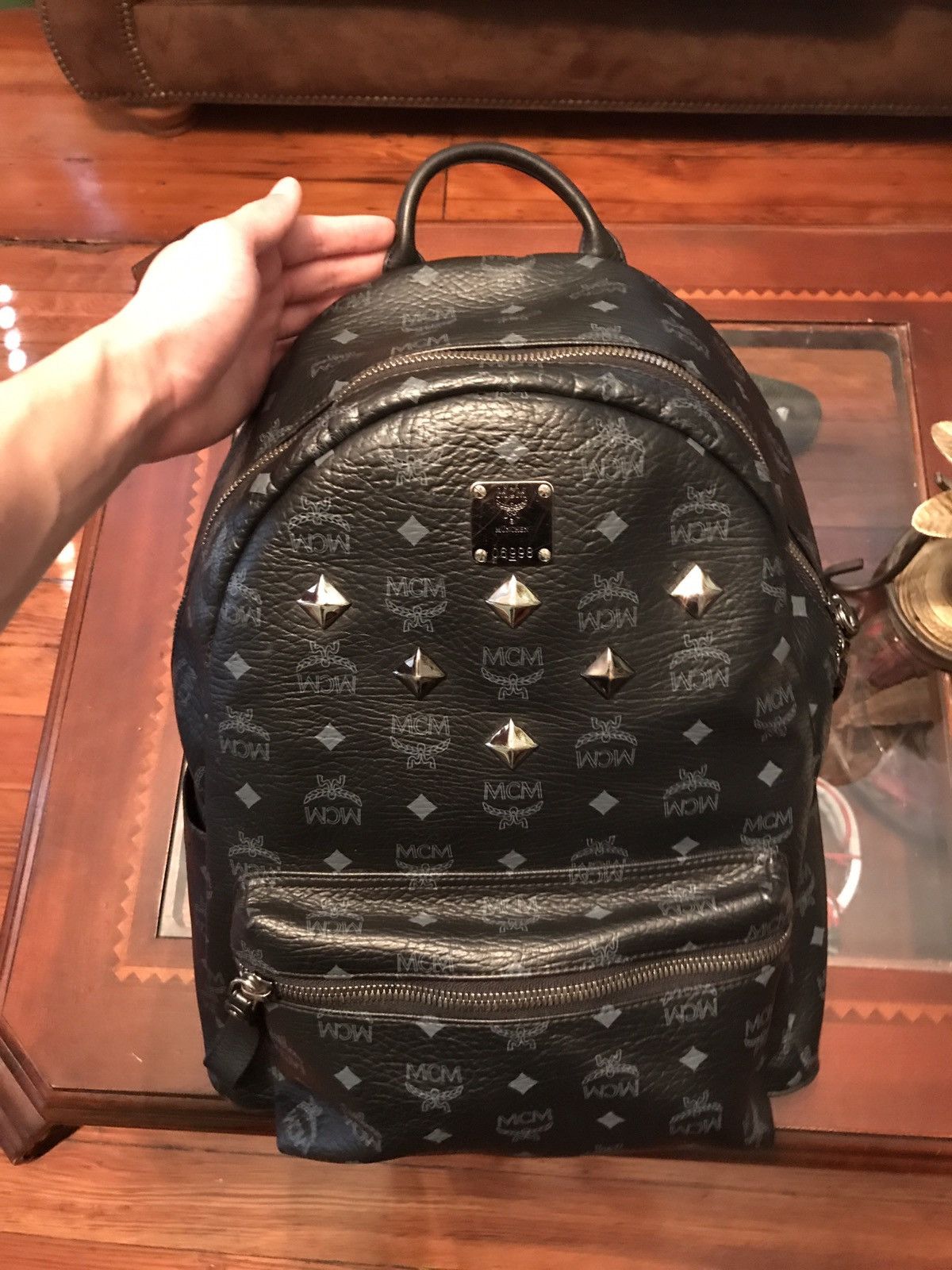 mcm backpack seldom used