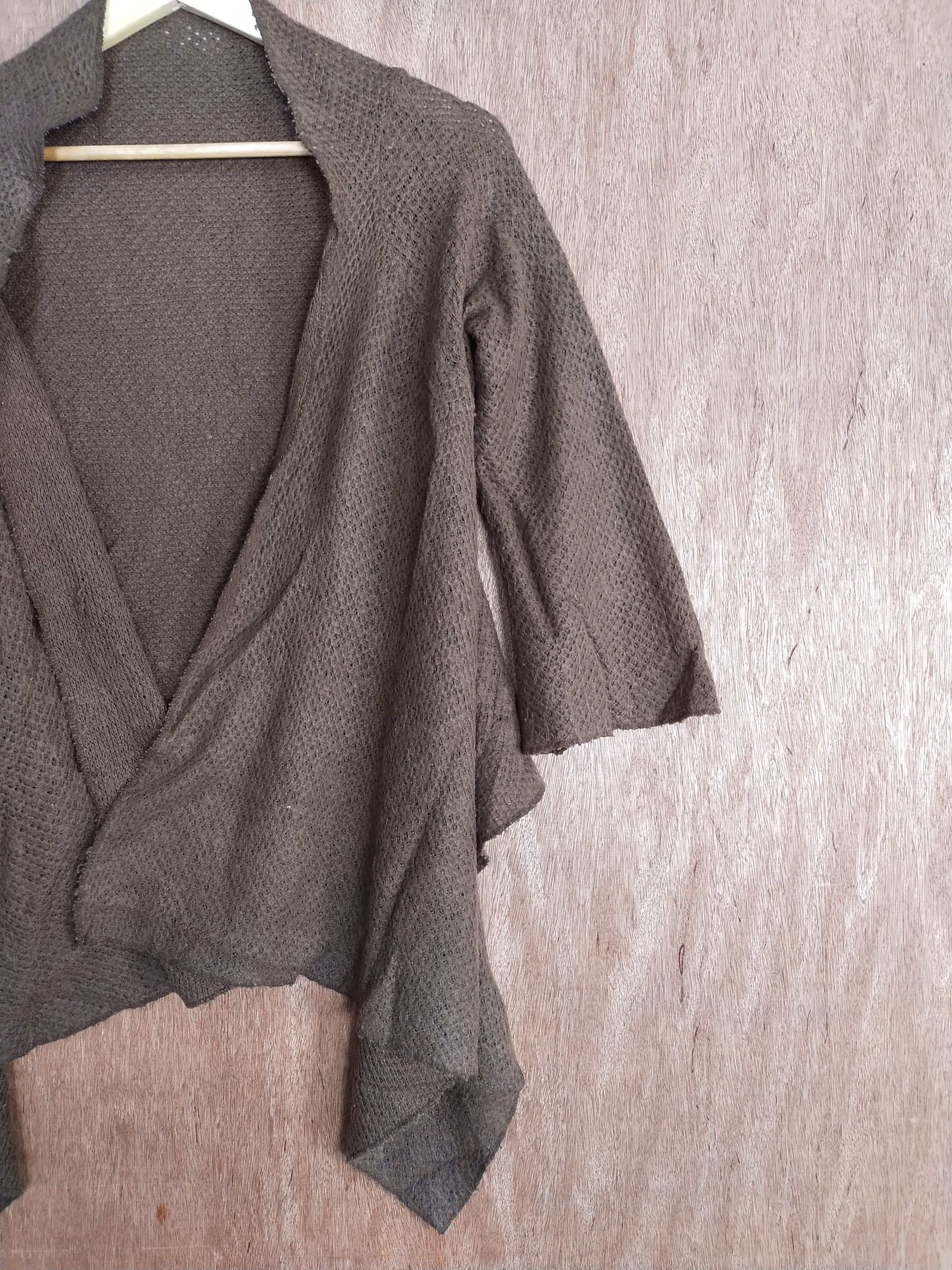 Vintage Japan Brown knitwear cardigan mohair #S061 Size US M / EU 48-50 / 2 - 5 Thumbnail