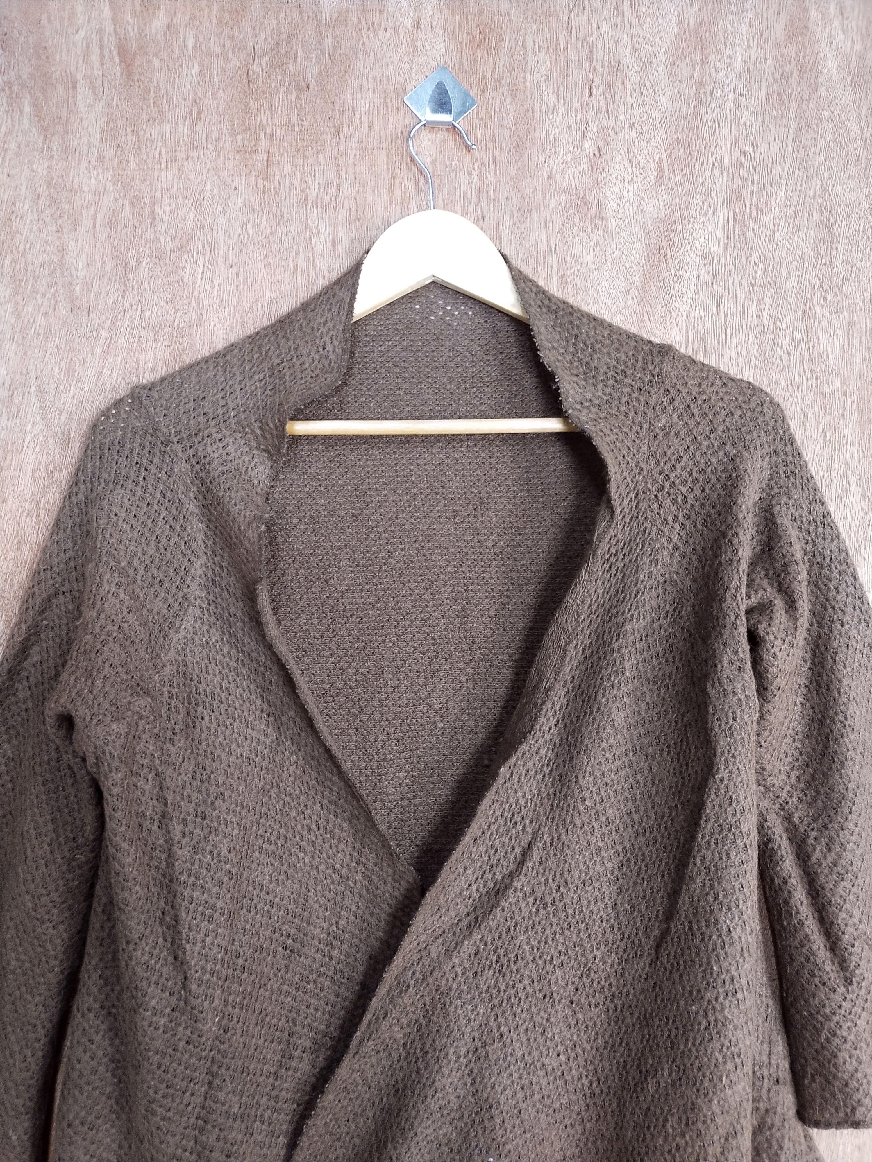 Vintage Japan Brown knitwear cardigan mohair #S061 Size US M / EU 48-50 / 2 - 2 Thumbnail