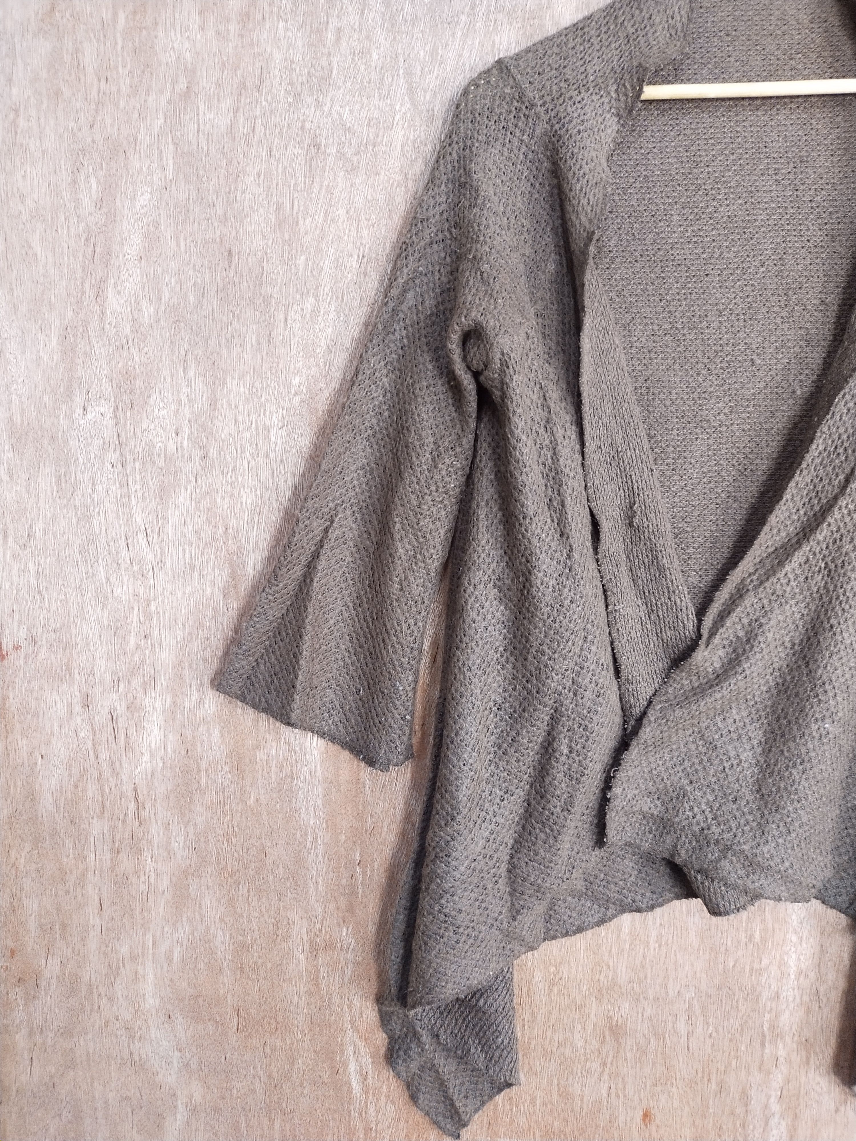 Vintage Japan Brown knitwear cardigan mohair #S061 Size US M / EU 48-50 / 2 - 3 Thumbnail